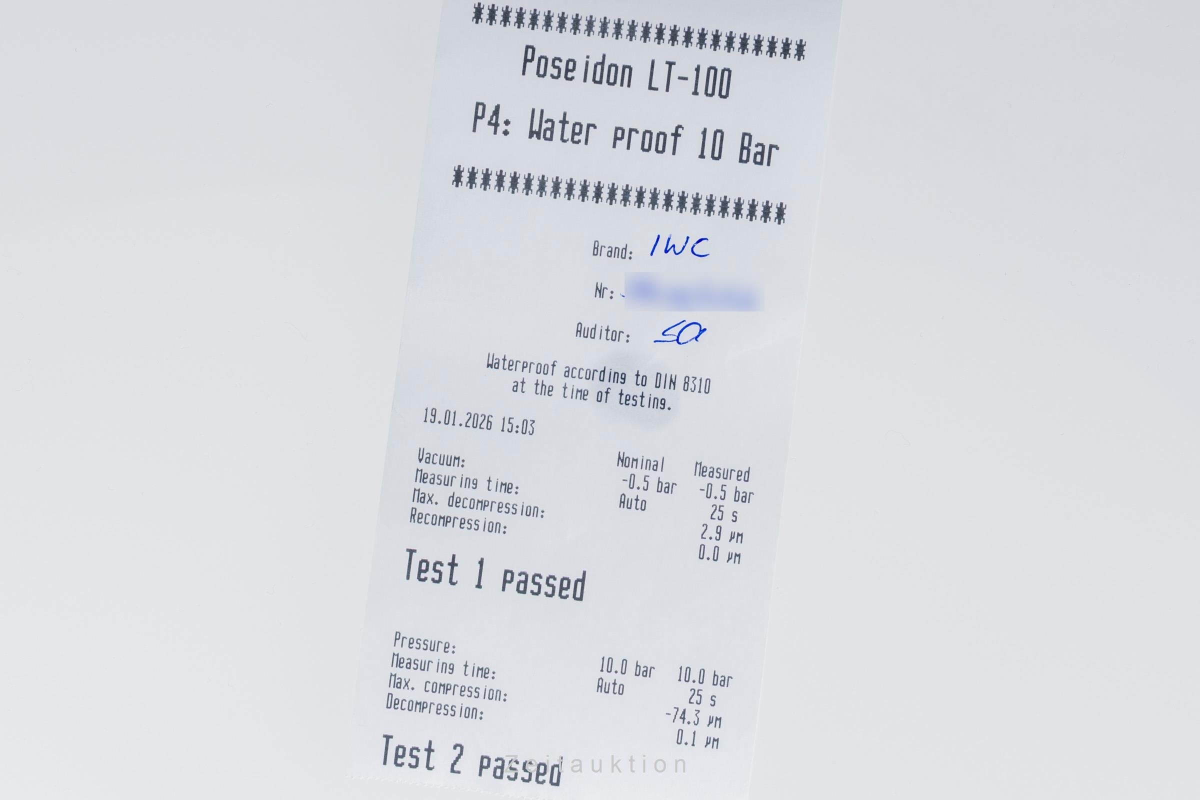 IWC Ingenieur steel automatic men's watch IW357001  [2600028]