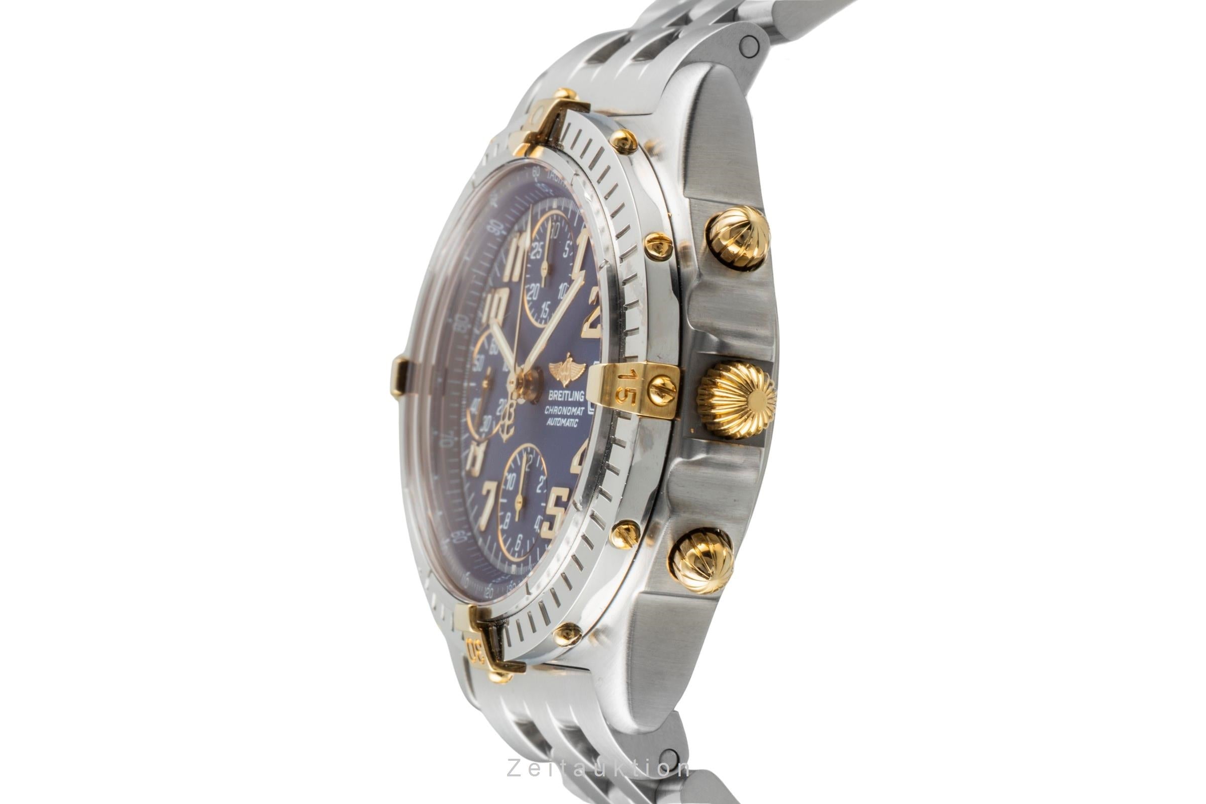 Breitling Chronomat chronographe acier / or  automatique montre pour hommes B13350  [2600035]