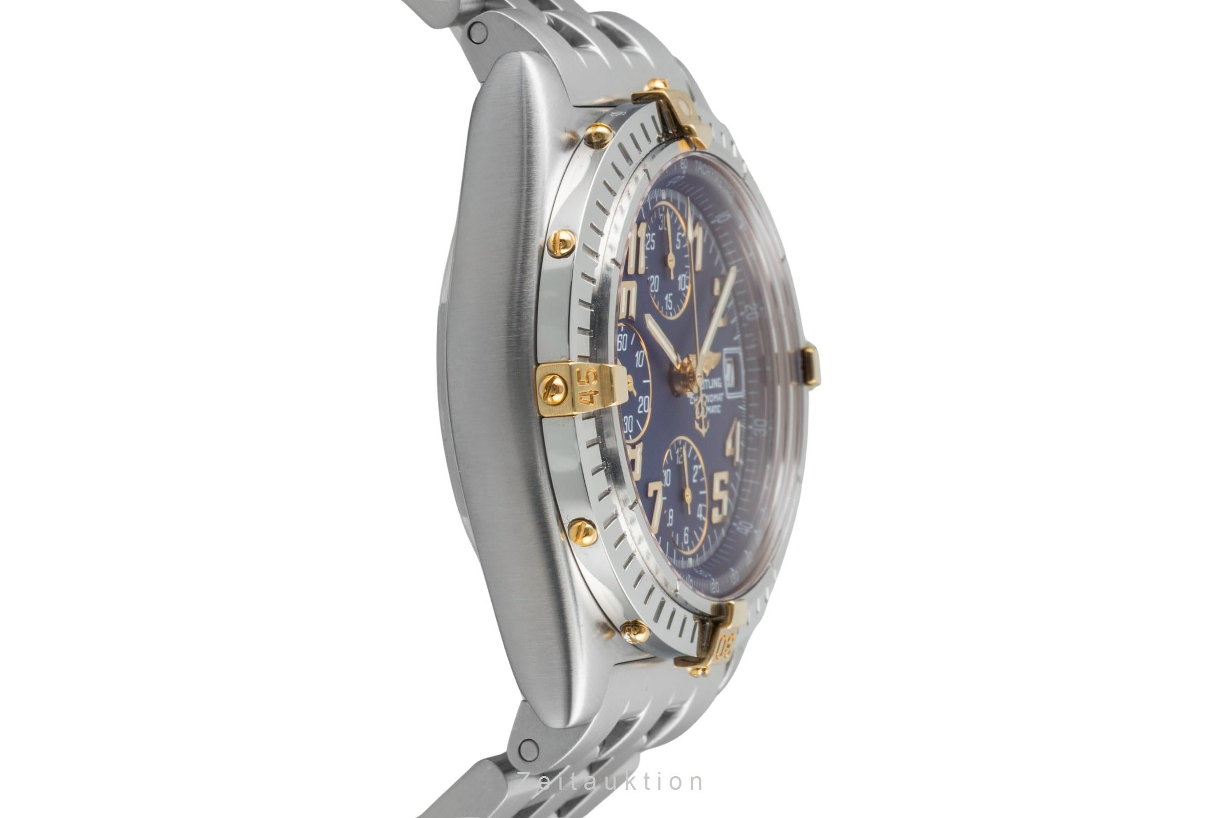 Breitling Chronomat chronographe acier / or  automatique montre pour hommes B13350  [2600035]