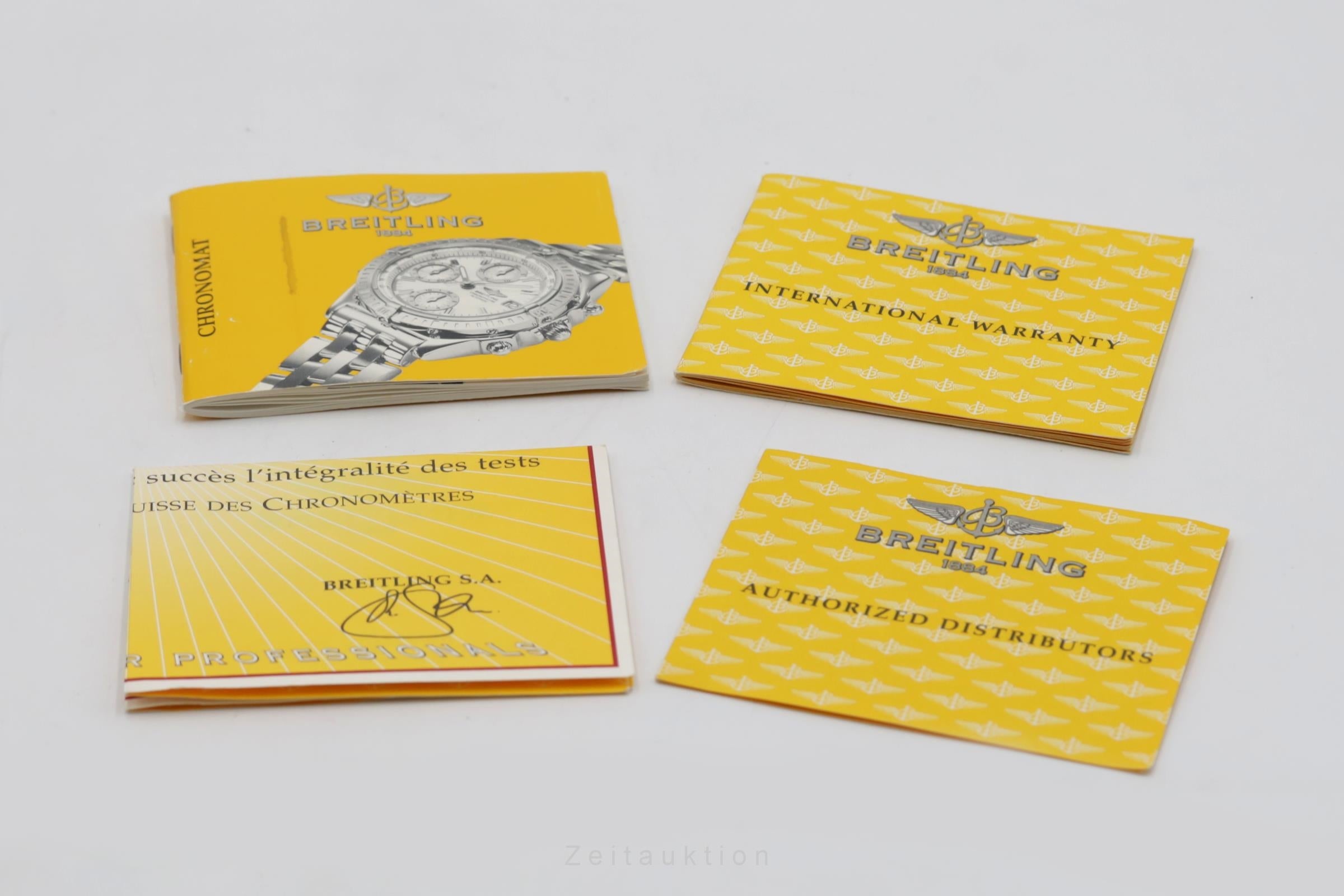 Breitling Chronomat chronographe acier / or  automatique montre pour hommes B13350  [2600035]