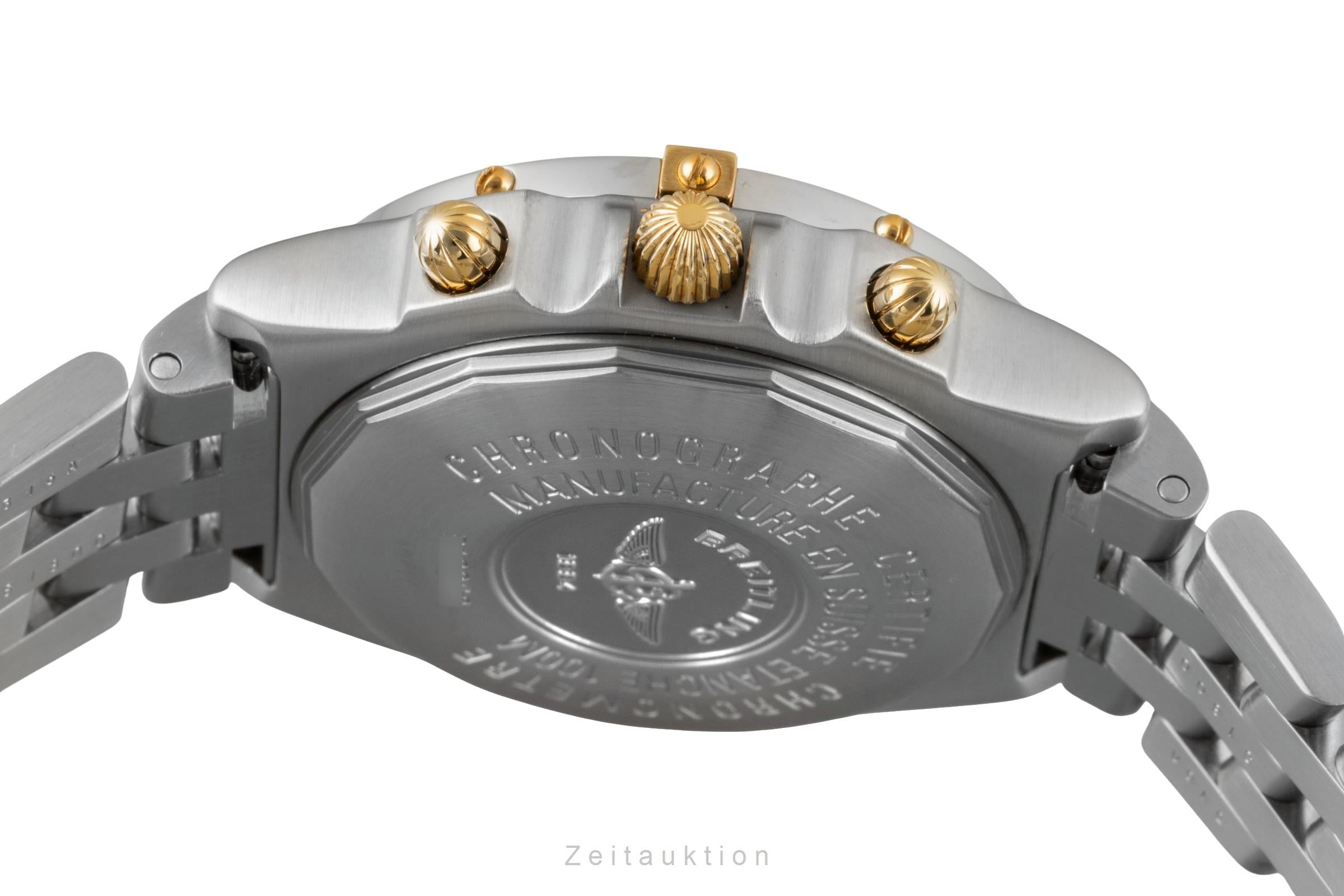 Breitling Chronomat chronographe acier / or  automatique montre pour hommes B13350  [2600035]