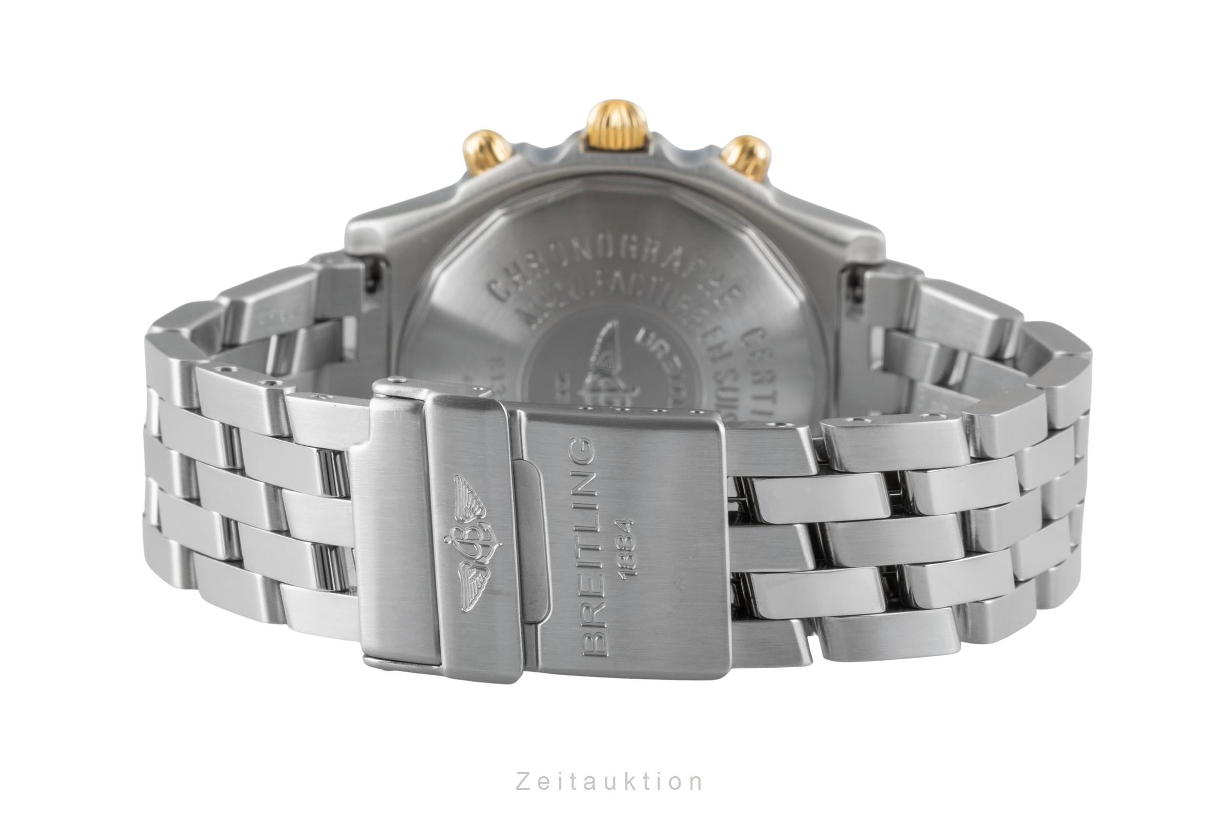 Breitling Chronomat chronographe acier / or  automatique montre pour hommes B13350  [2600035]