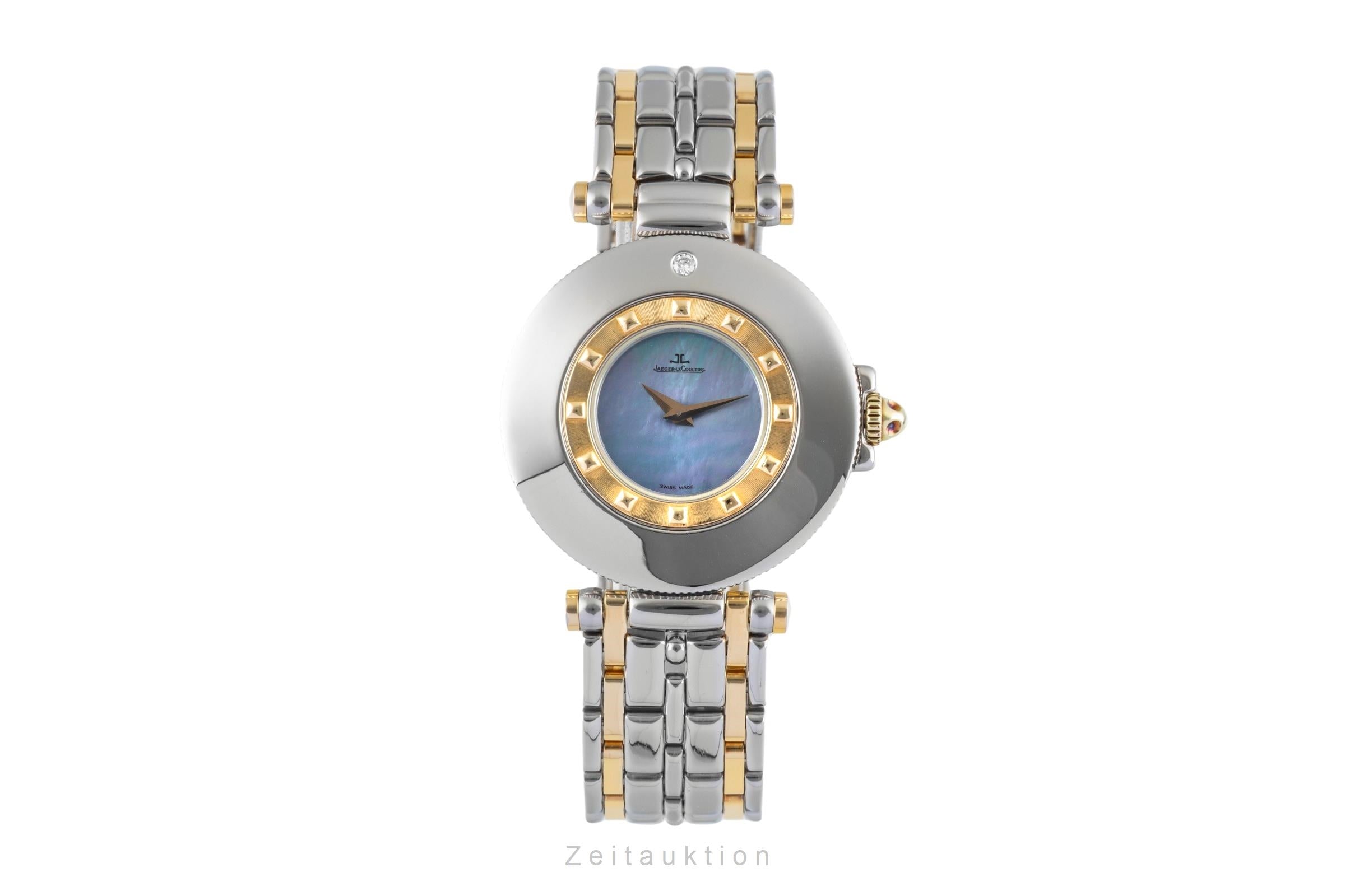 Jaeger LeCoultre Rendez-Vous  acero / oro cuarzo reloj para damas  421.5.09  [2600036]