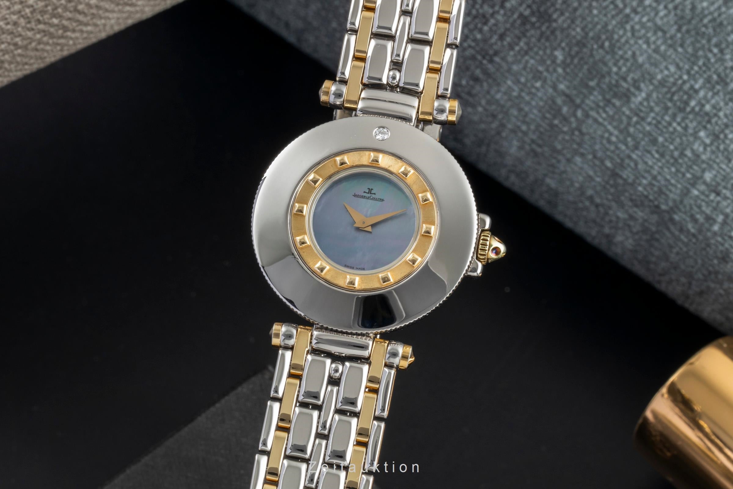 Jaeger LeCoultre Rendez-Vous  steel / gold quartz women's watch 421.5.09  [2600036]