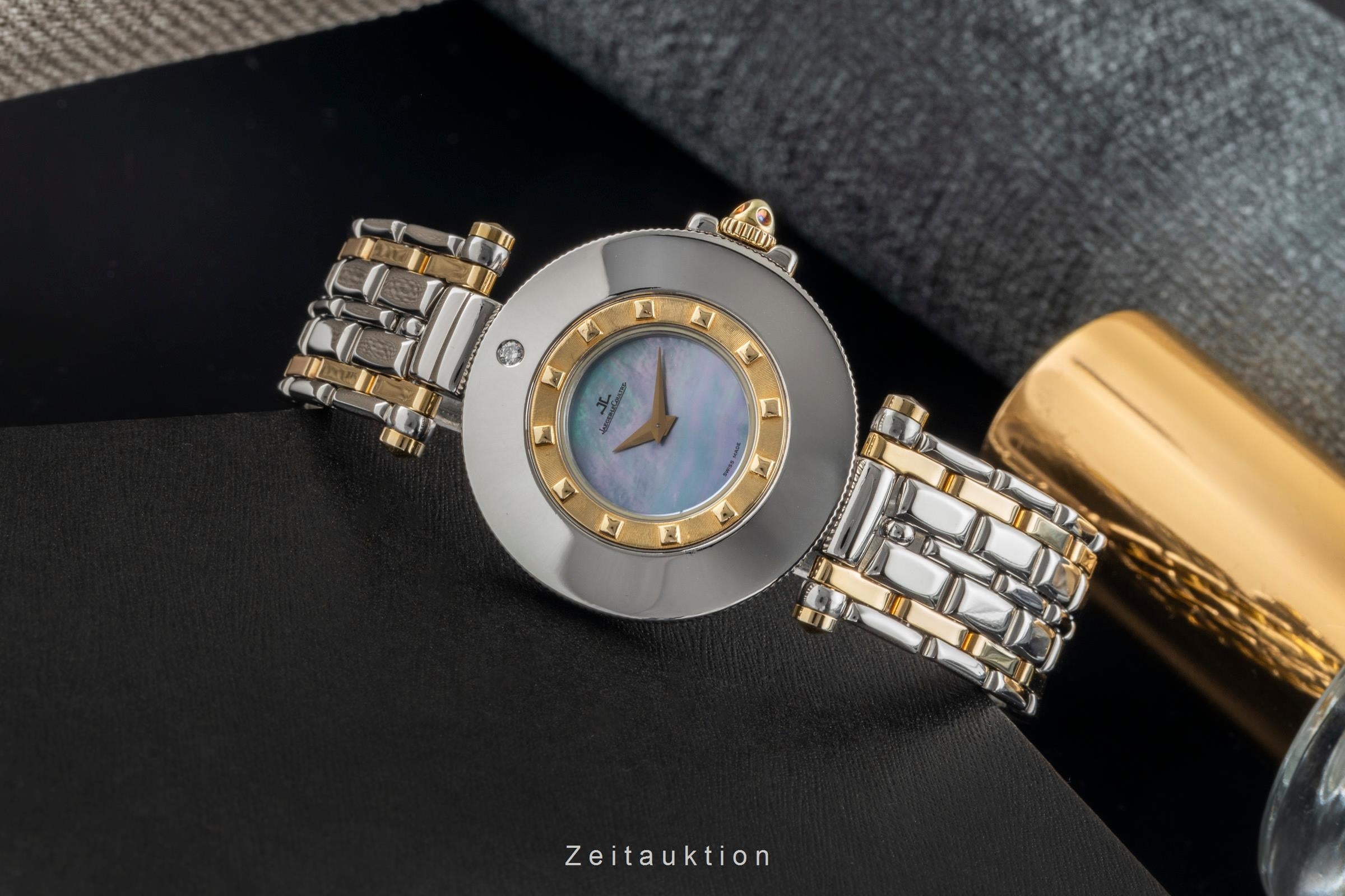 Jaeger LeCoultre Rendez-Vous  acero / oro cuarzo reloj para damas  421.5.09  [2600036]