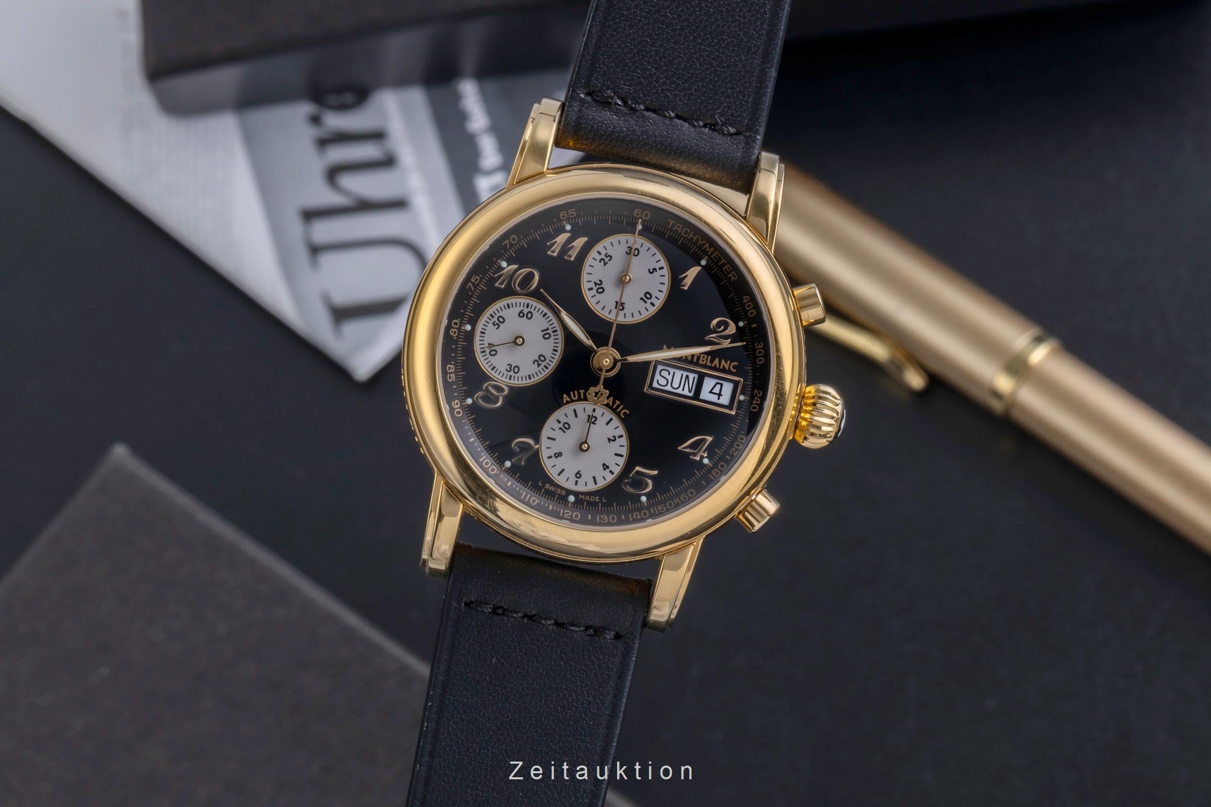 Montblanc Meisterstück Star Chronograph Automatik Stahl / PVD Ref. 7016 Box  [2600039]