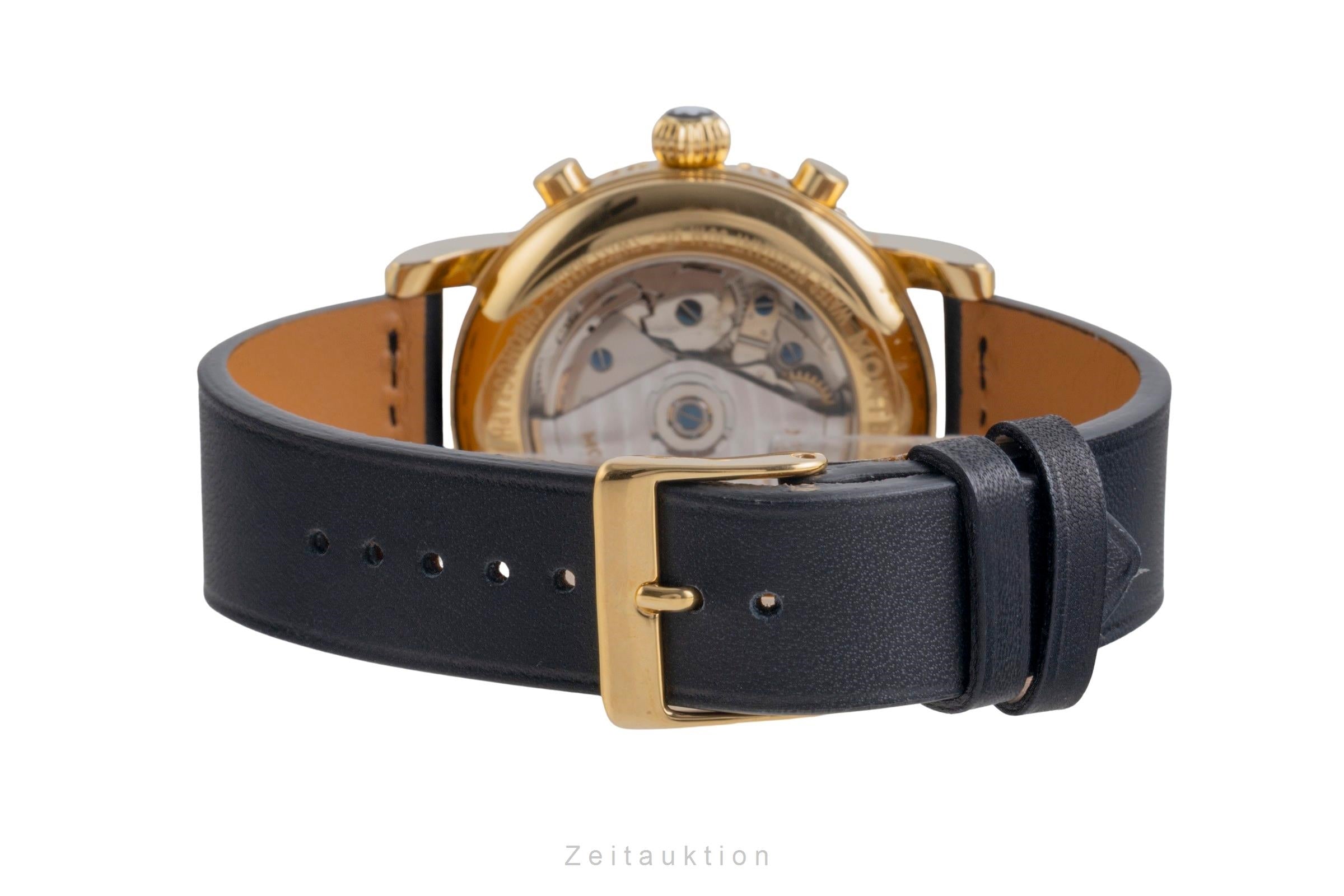 Montblanc Meisterstück chronographe acier automatique montre pour hommes 7016  [2600039]