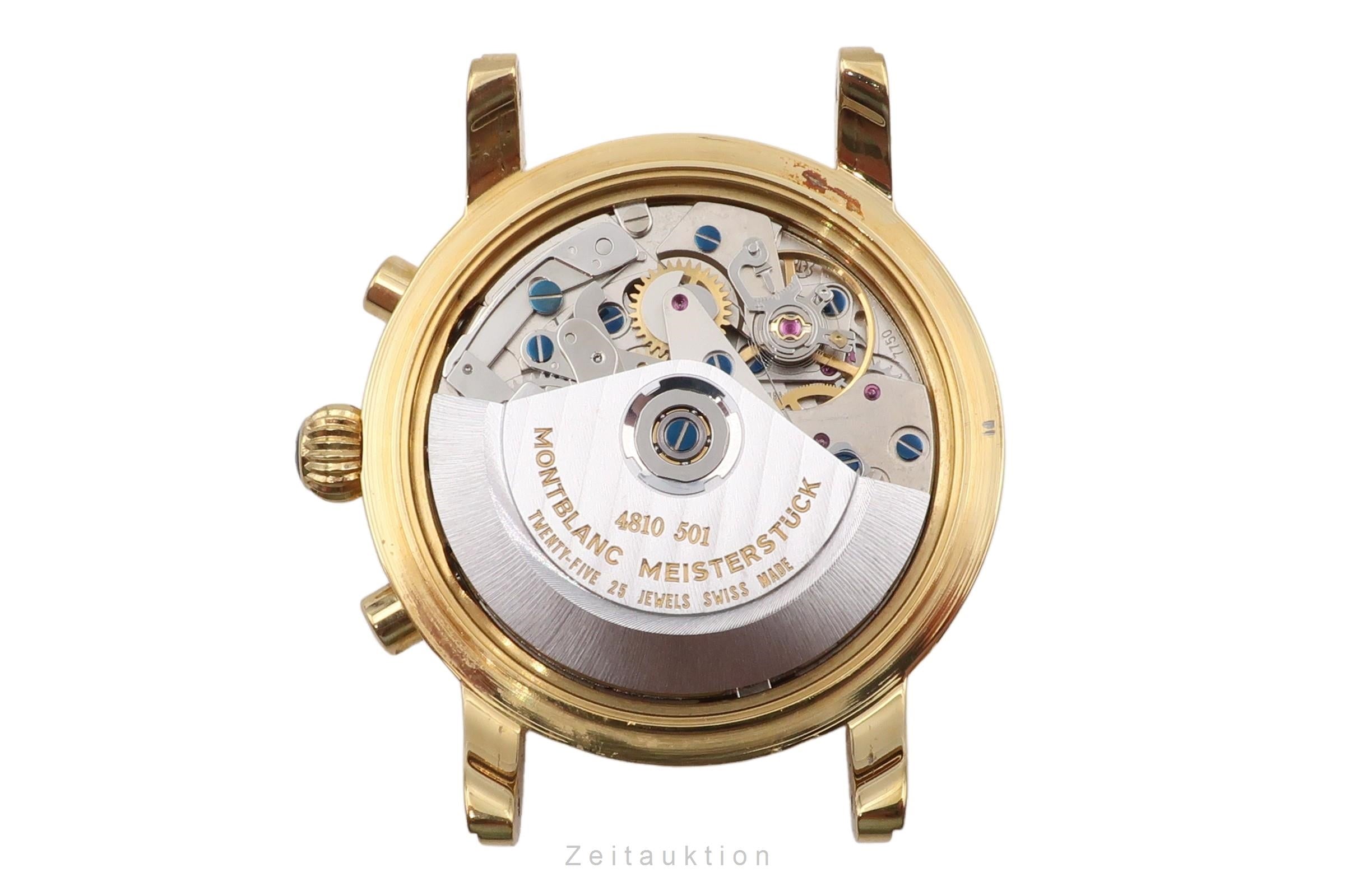 Montblanc Meisterstück chronographe acier automatique montre pour hommes 7016  [2600039]