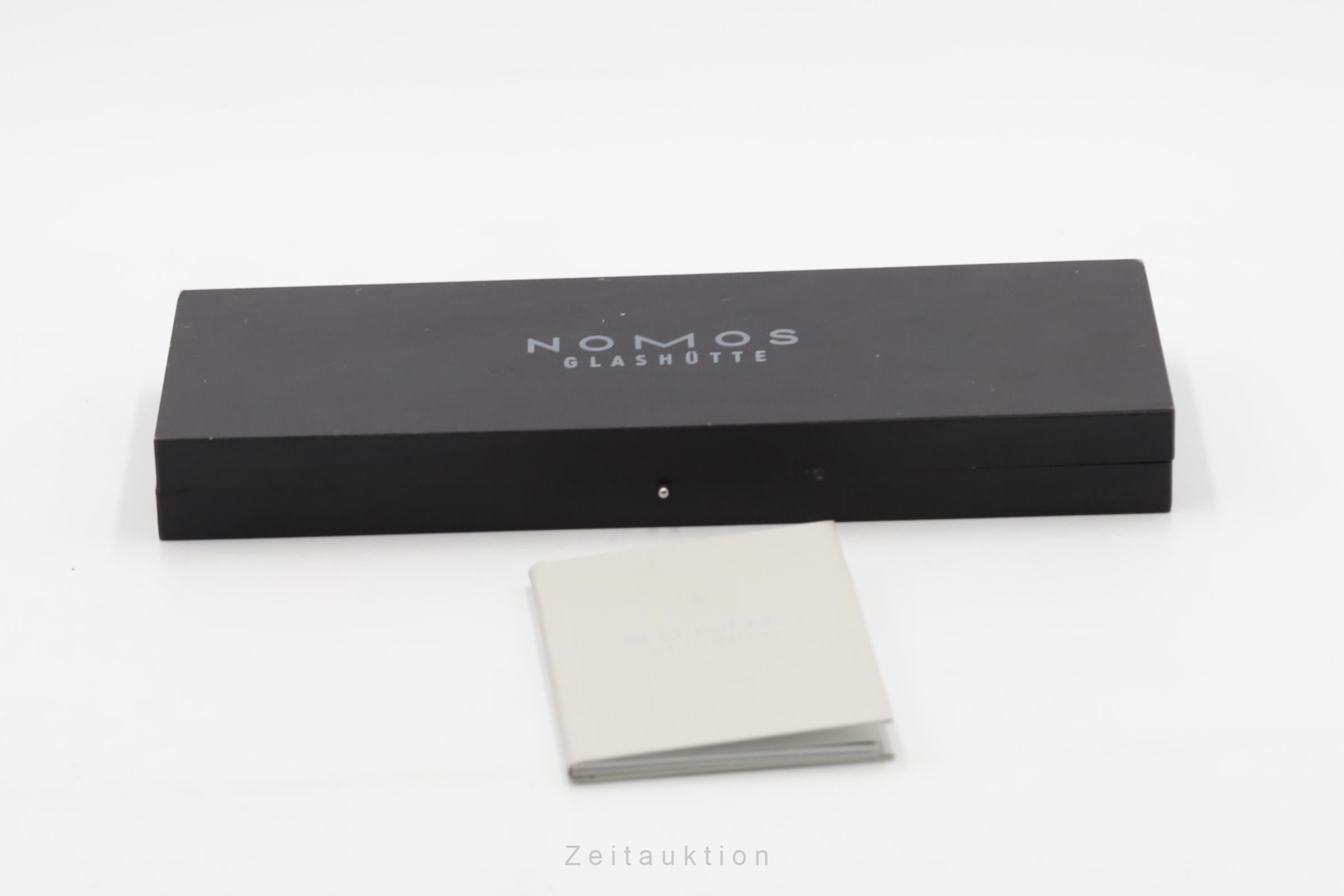 Nomos Ludwig 35 Edelstahl Handaufzug Herrenuhr Ref. 201 Box & Papiere 2008  [2600041]