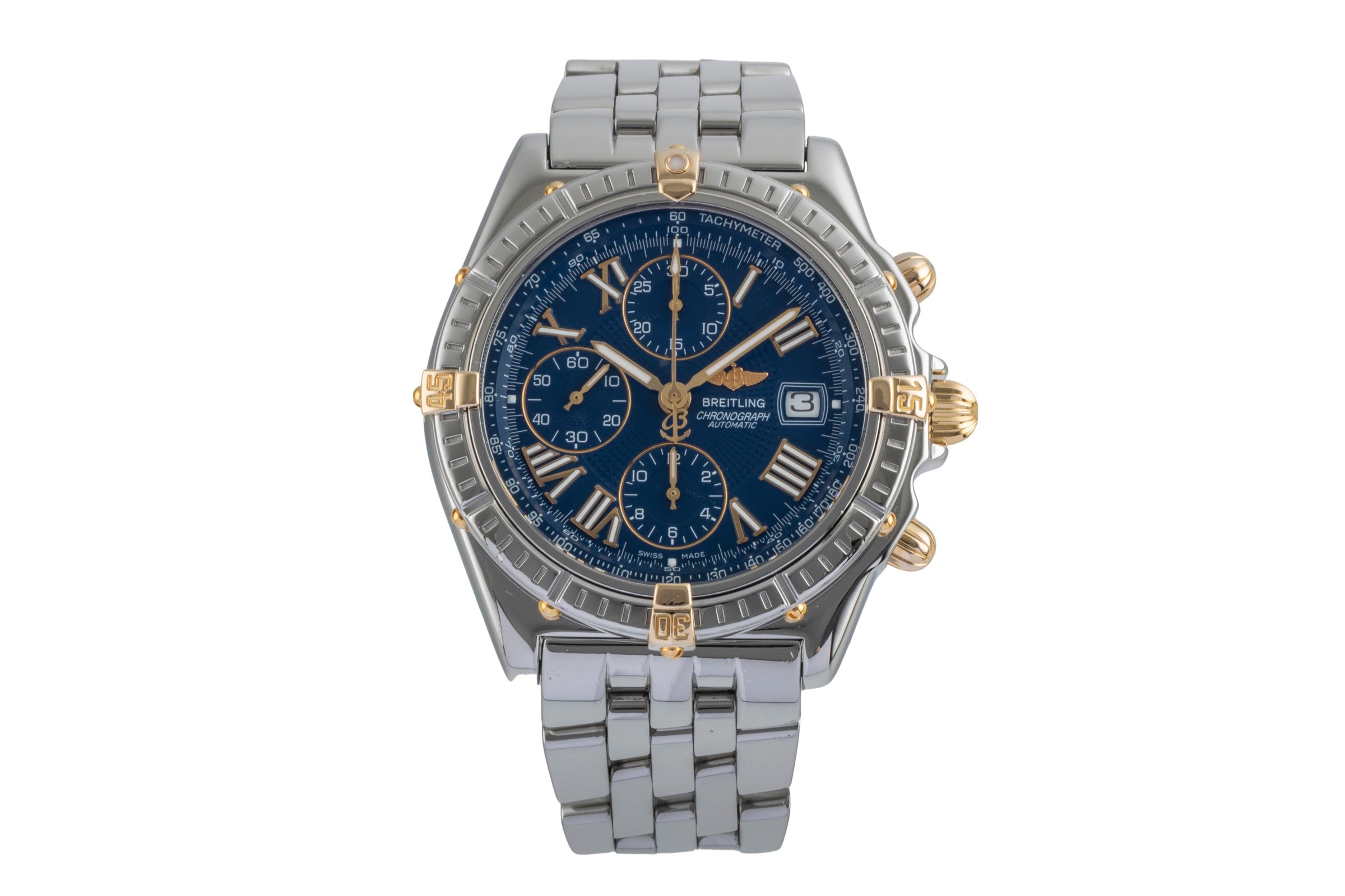Breitling Crosswind chronograph steel / gold automatic Kal. B13