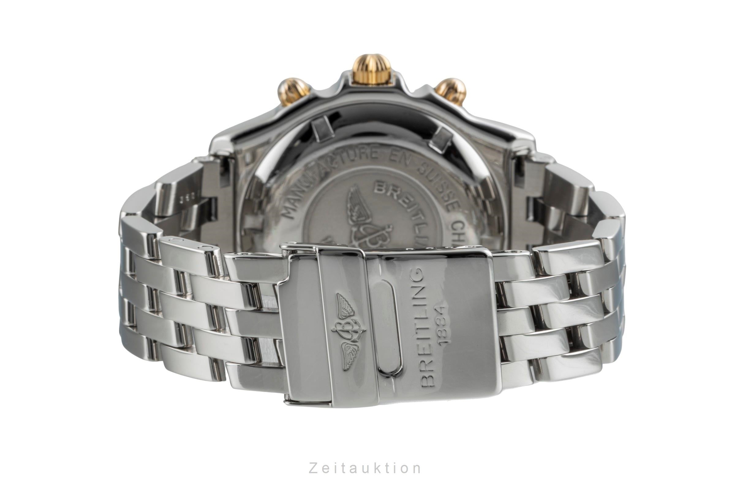 時計 Breitling Breitling Crosswind chronograph steel / gold automatic Kal. B13