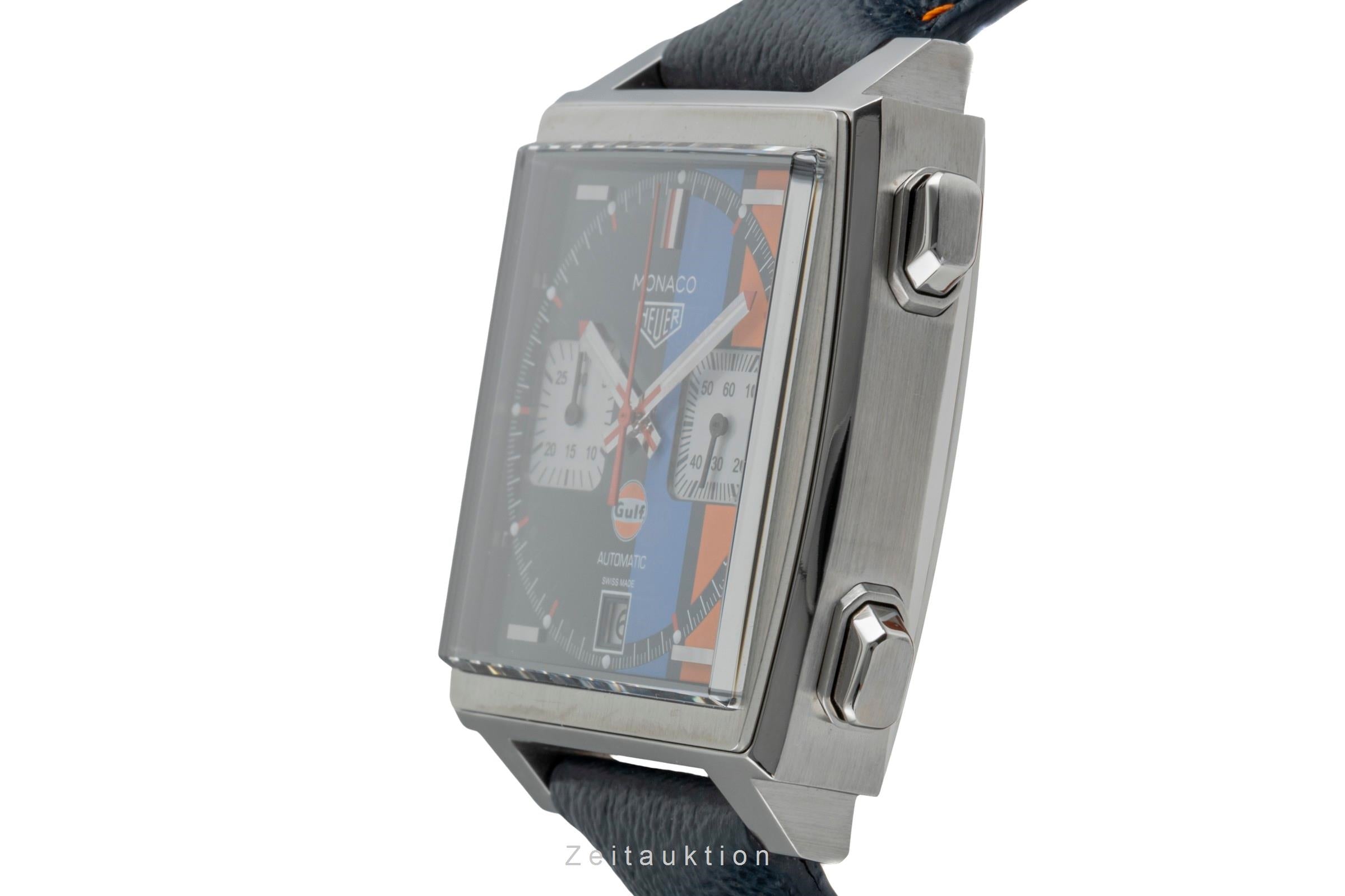 Tag Heuer Monaco "Gulf " Edition Chronograph Stahl Ref CAW211R.FC6401 VP: 8050€ [2600043]