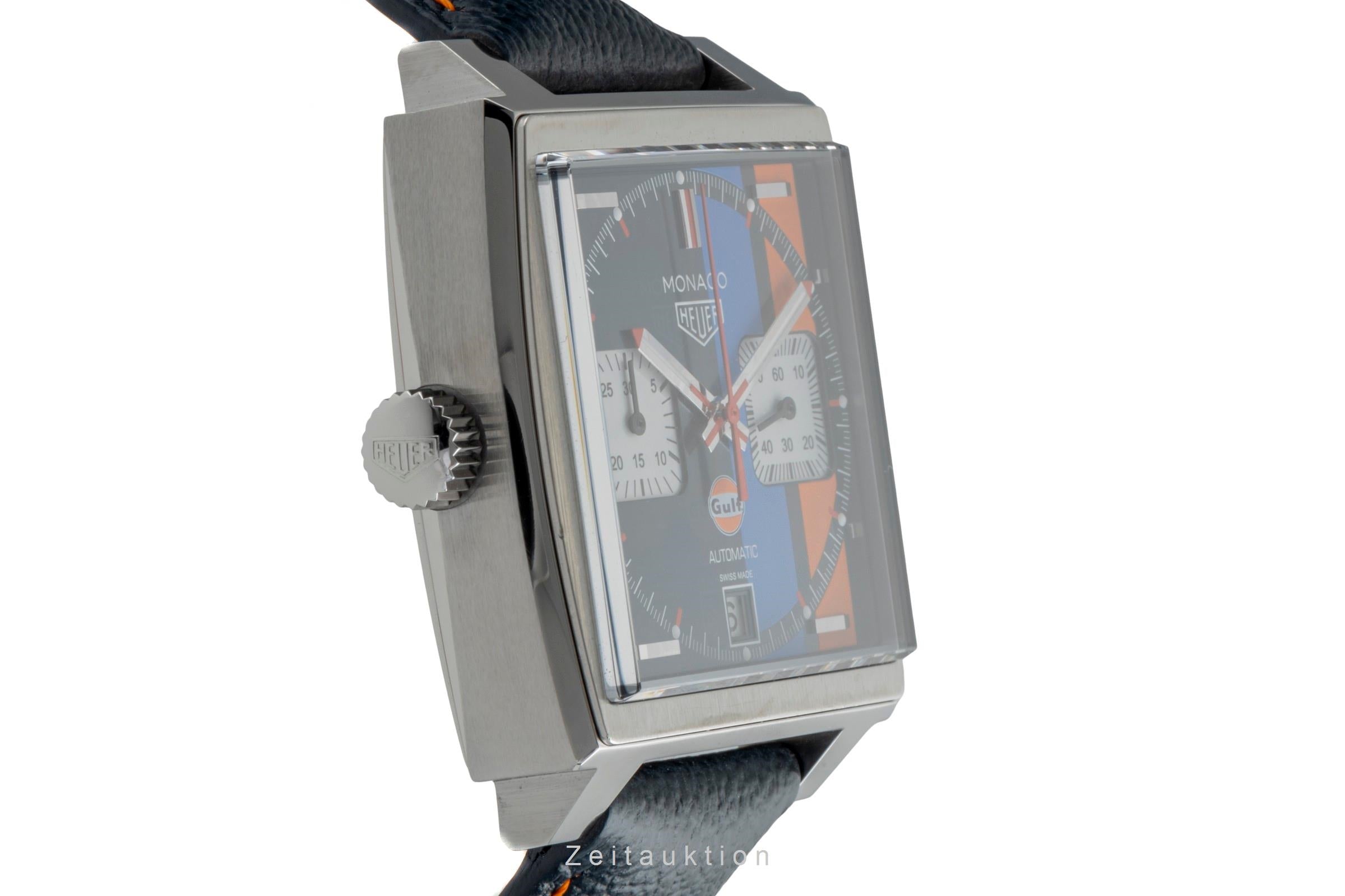 Tag Heuer Monaco "Gulf " Edition Chronograph Stahl Ref CAW211R.FC6401 VP: 8050€ [2600043]