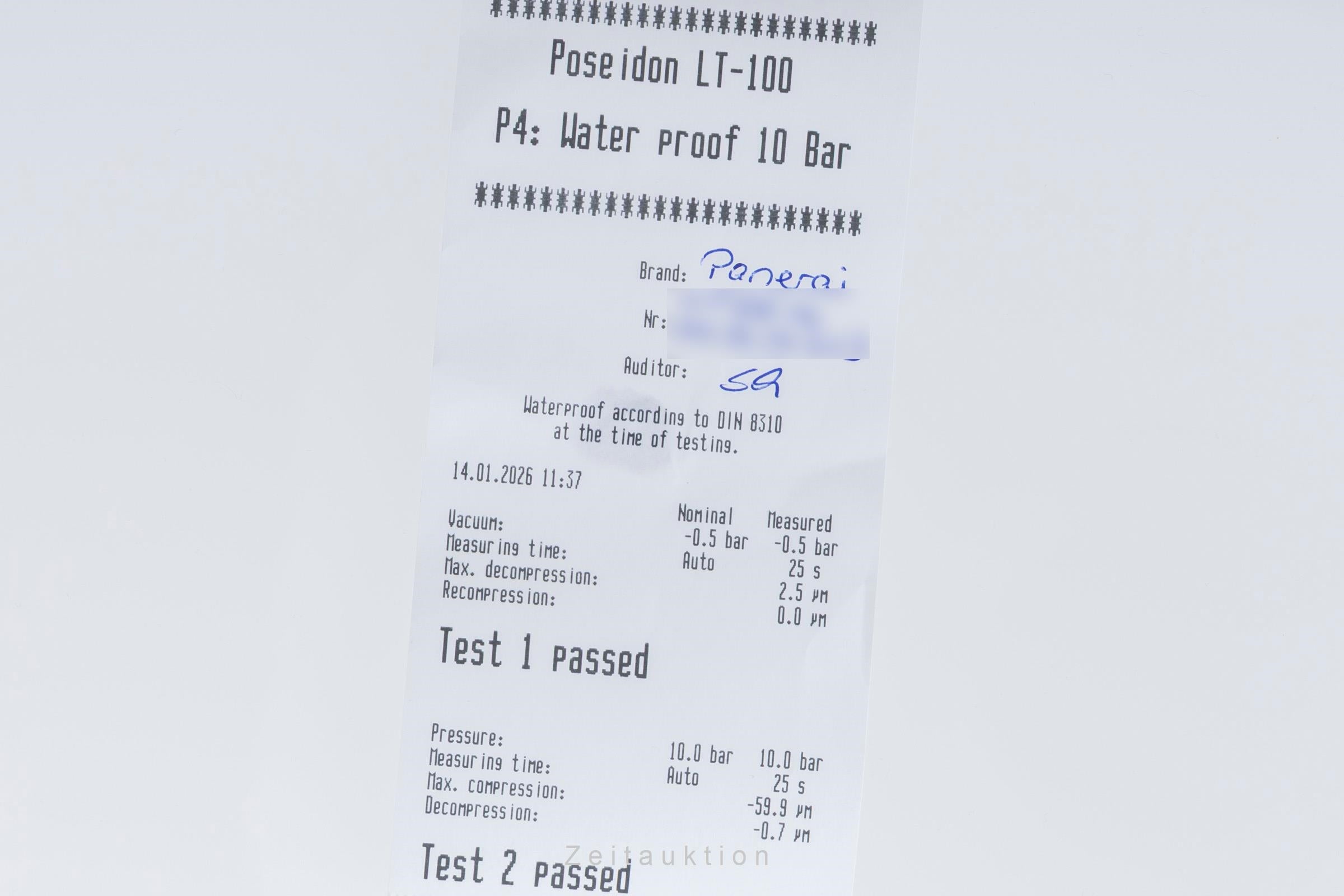 Panerai Luminor Marina 1950 3 Days Stahl Automatik Ref. PAM00312 VP: 8900,- € [2600050]