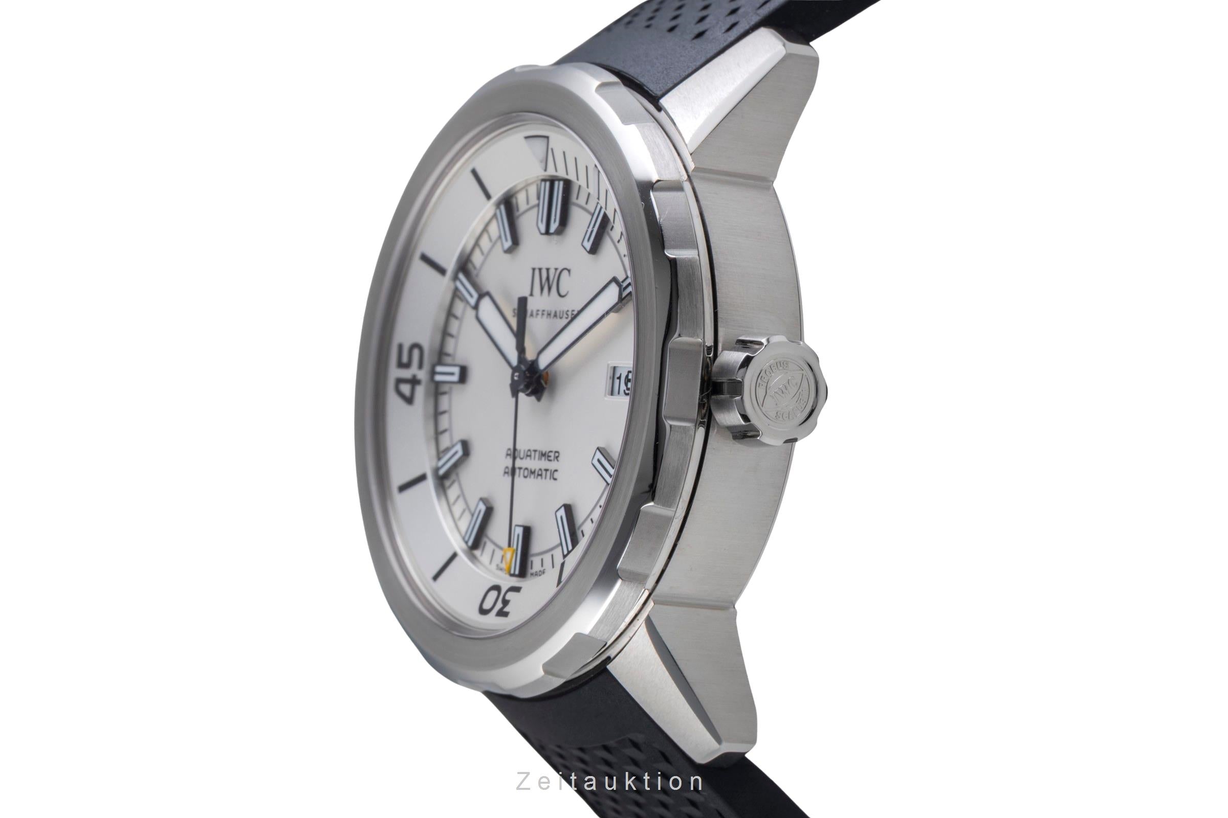 IWC Aquatimer Silver Dial Stahl Automatik Herrenuhr Ref. IW329003 B&P 2017 [2600052]