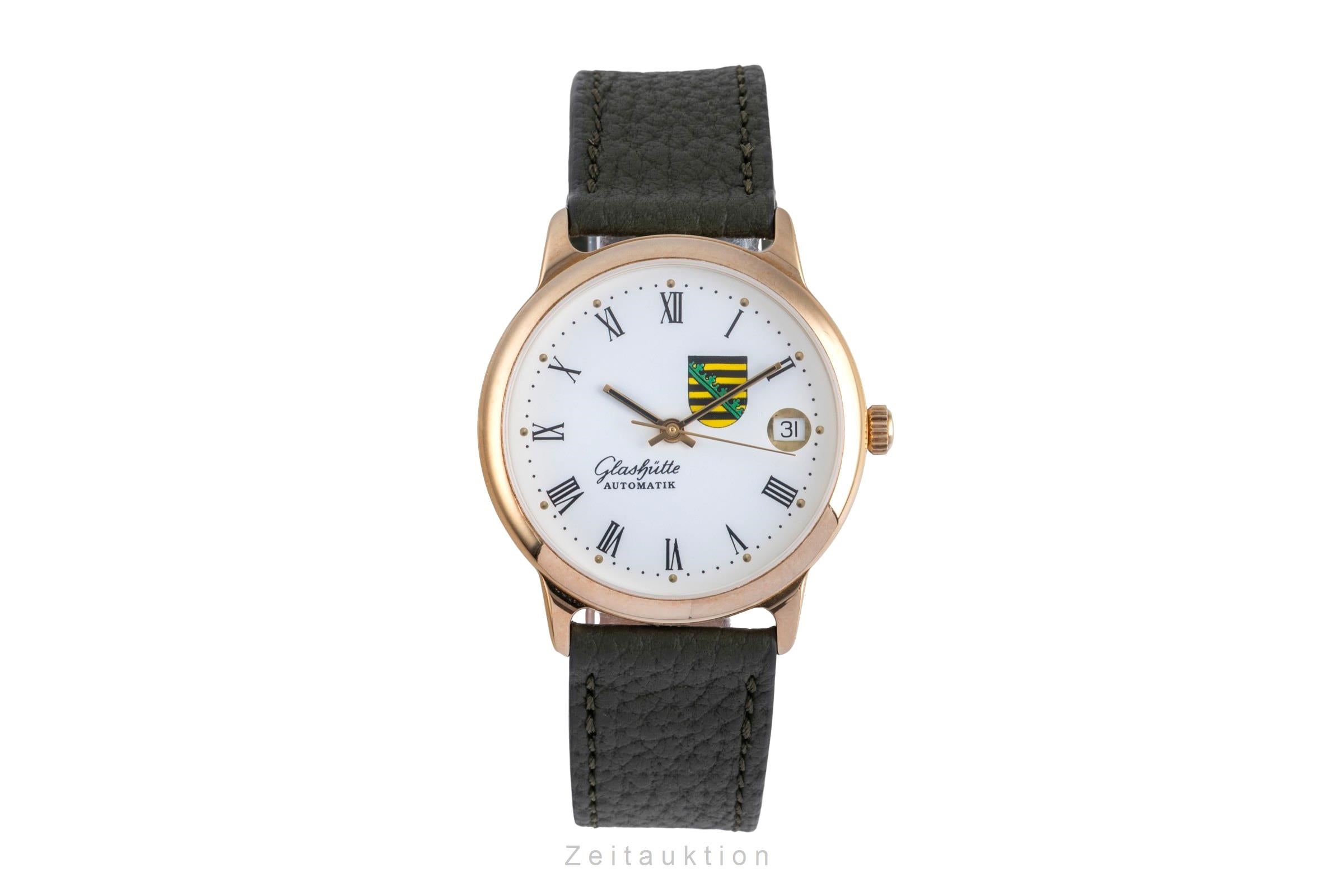 Glashütte gilt-brass automatic men's watch  [2600053]