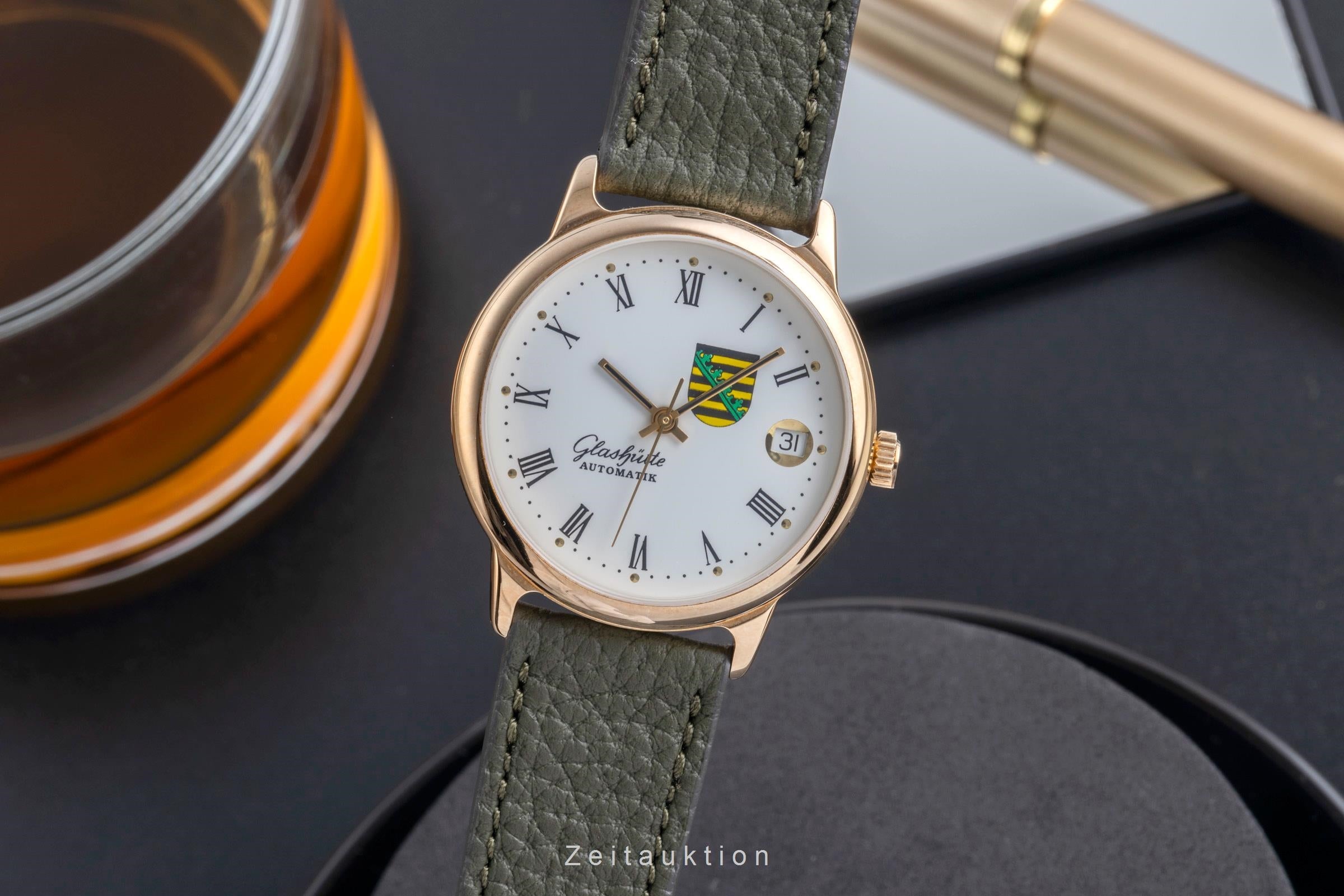 Glashütte gilt-brass automatic men's watch  [2600053]