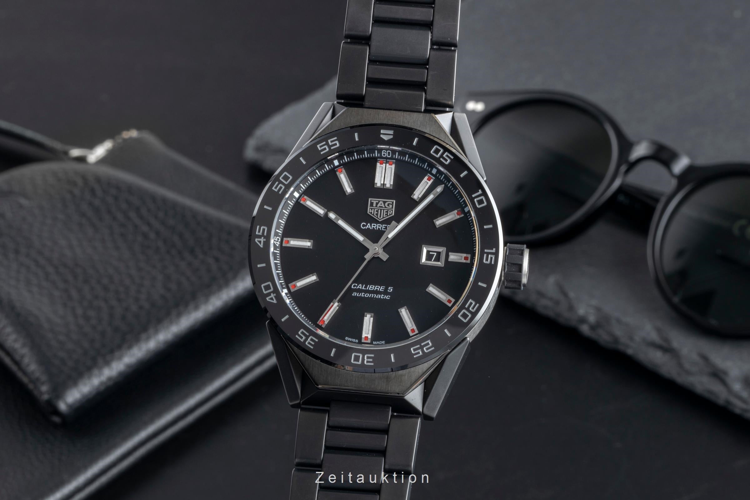 Tag Heuer Carrera Titan + Connect Set Automatik Herrenuhr Ref. WBF2A80 B&P 2019 [2600054]
