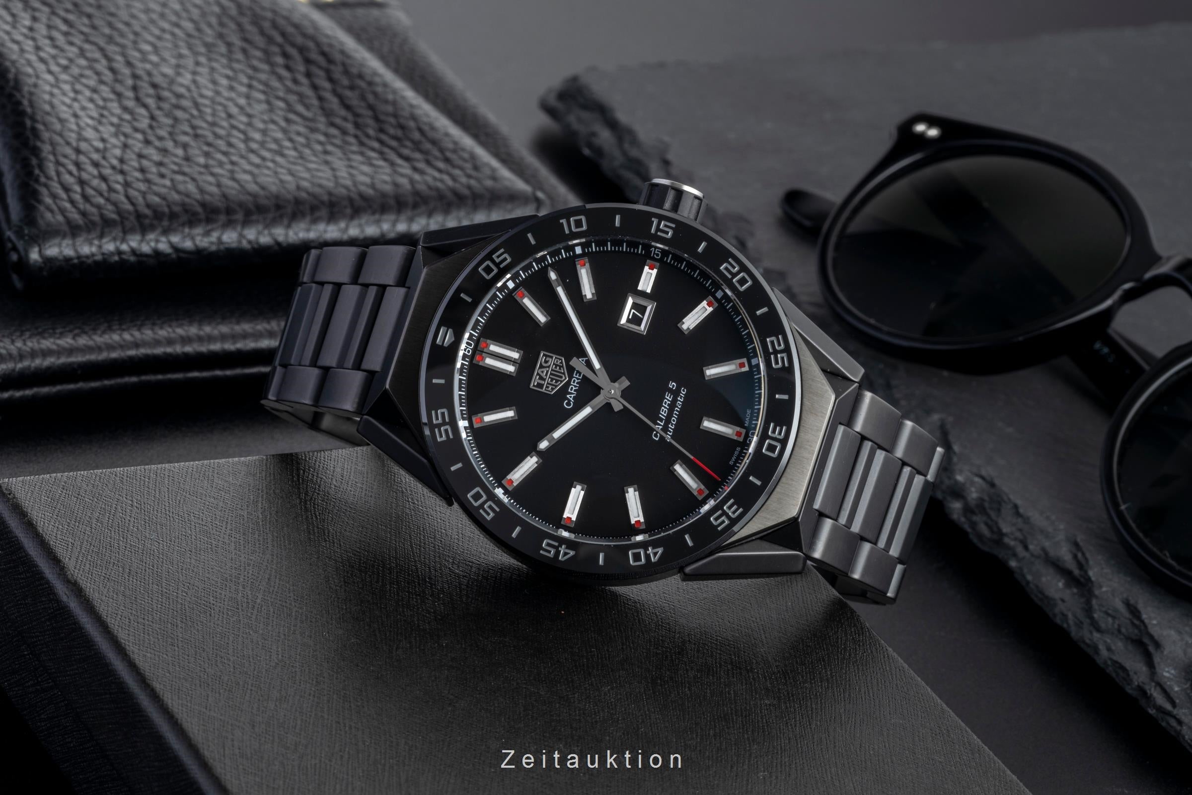 Tag Heuer Carrera Titan + Connect Set Automatik Herrenuhr Ref. WBF2A80 B&P 2019 [2600054]