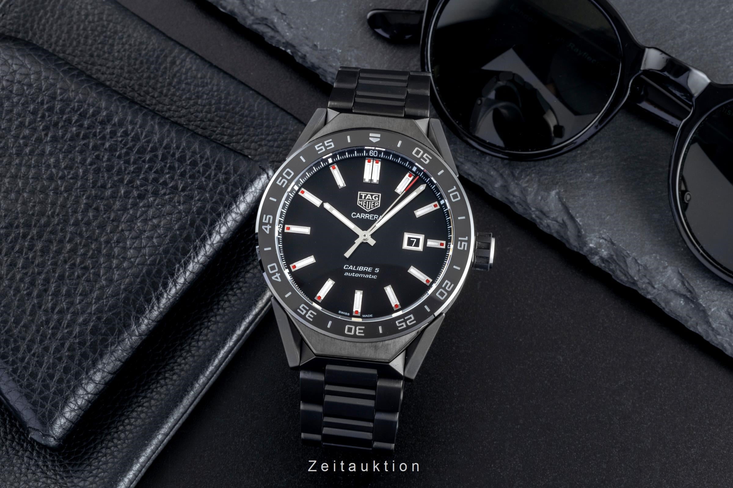 Tag Heuer Carrera Titan + Connect Set Automatik Herrenuhr Ref. WBF2A80 B&P 2019 [2600054]