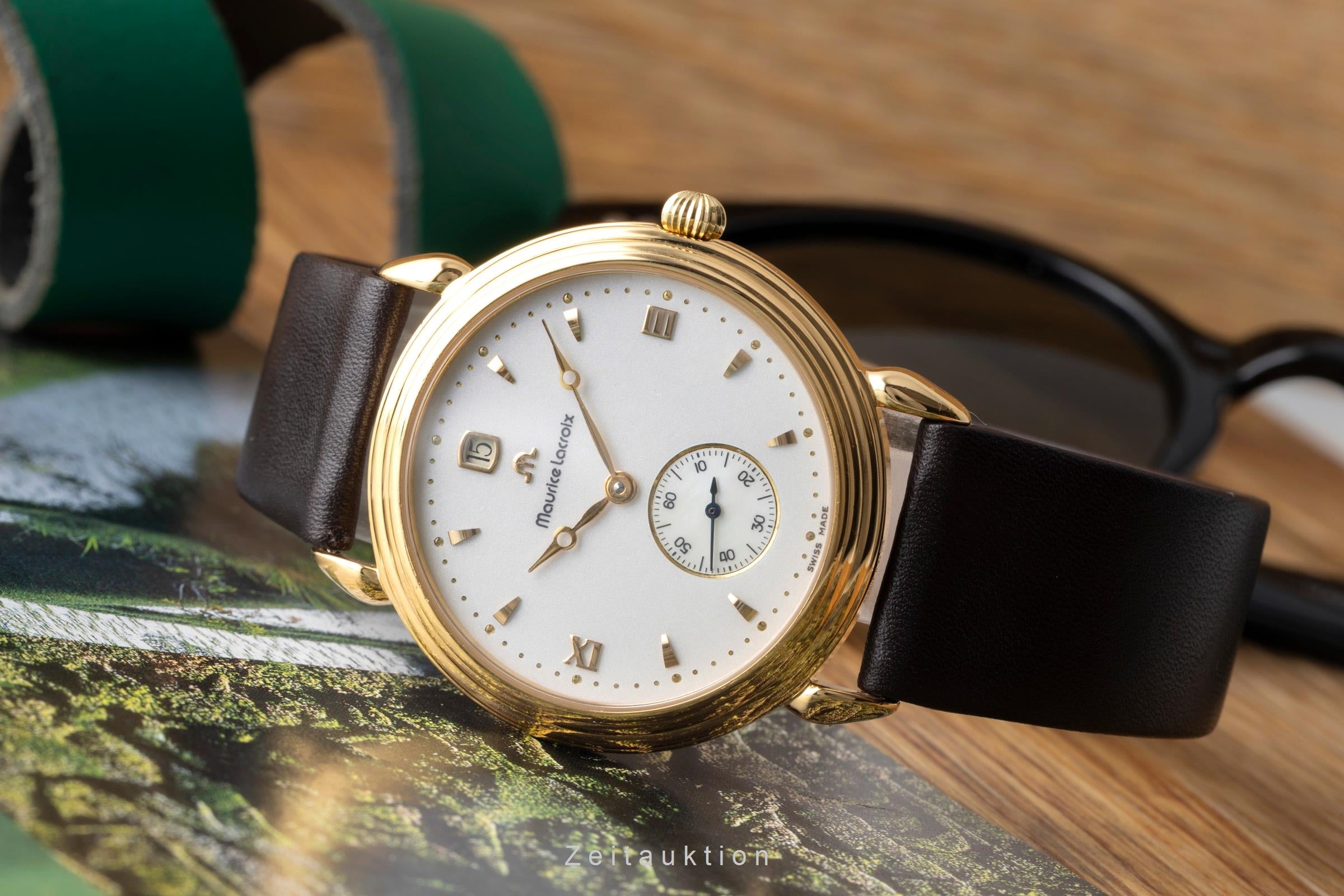 Maurice Lacroix Masterpiece gilt-brass manual winding Kal. Peseux