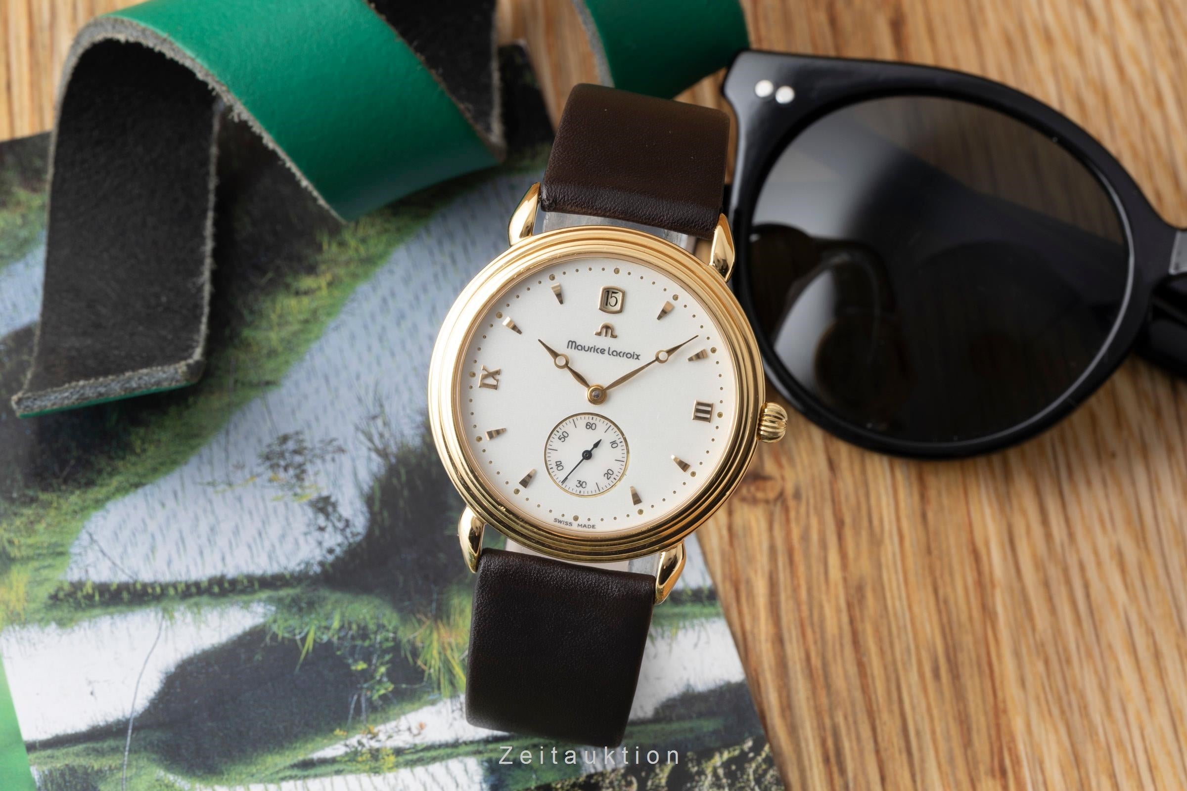 Maurice Lacroix Masterpiece laiton doré à remontage manuel montre pour hommes 93489 Limited  [2600056]