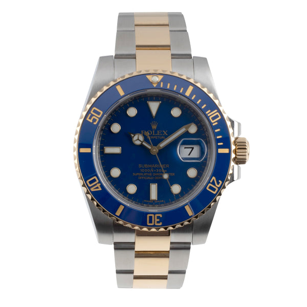 Rolex Submariner steel / gold automatic men's watch 116613LB  [2600057]