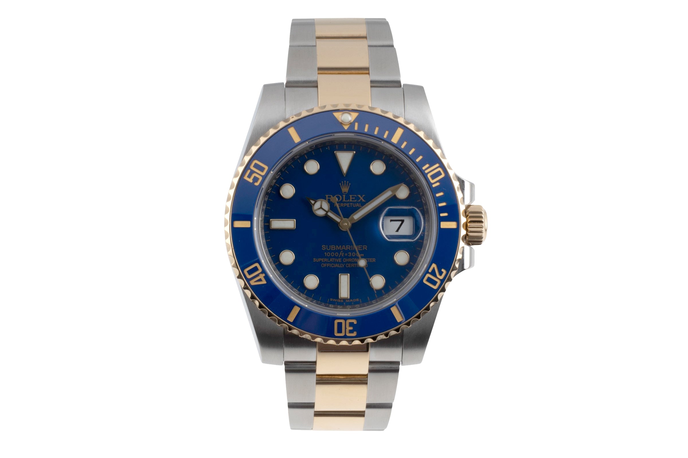 Rolex Submariner steel / gold automatic men's watch 116613LB  [2600057]