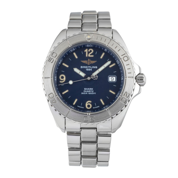 Breitling Shark 300m Quarz Herrenuhr Edelstahl Ref. A58605 [2600060]