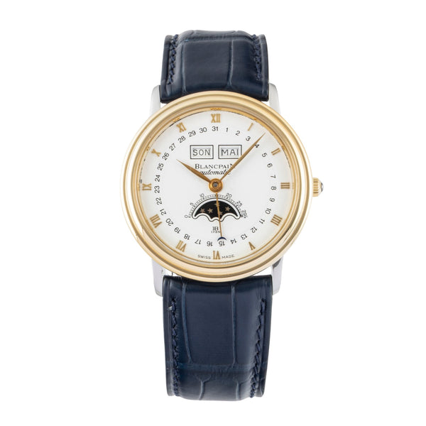 Blancpain Villeret steel / gold automatic men's watch 6595  [2600062]