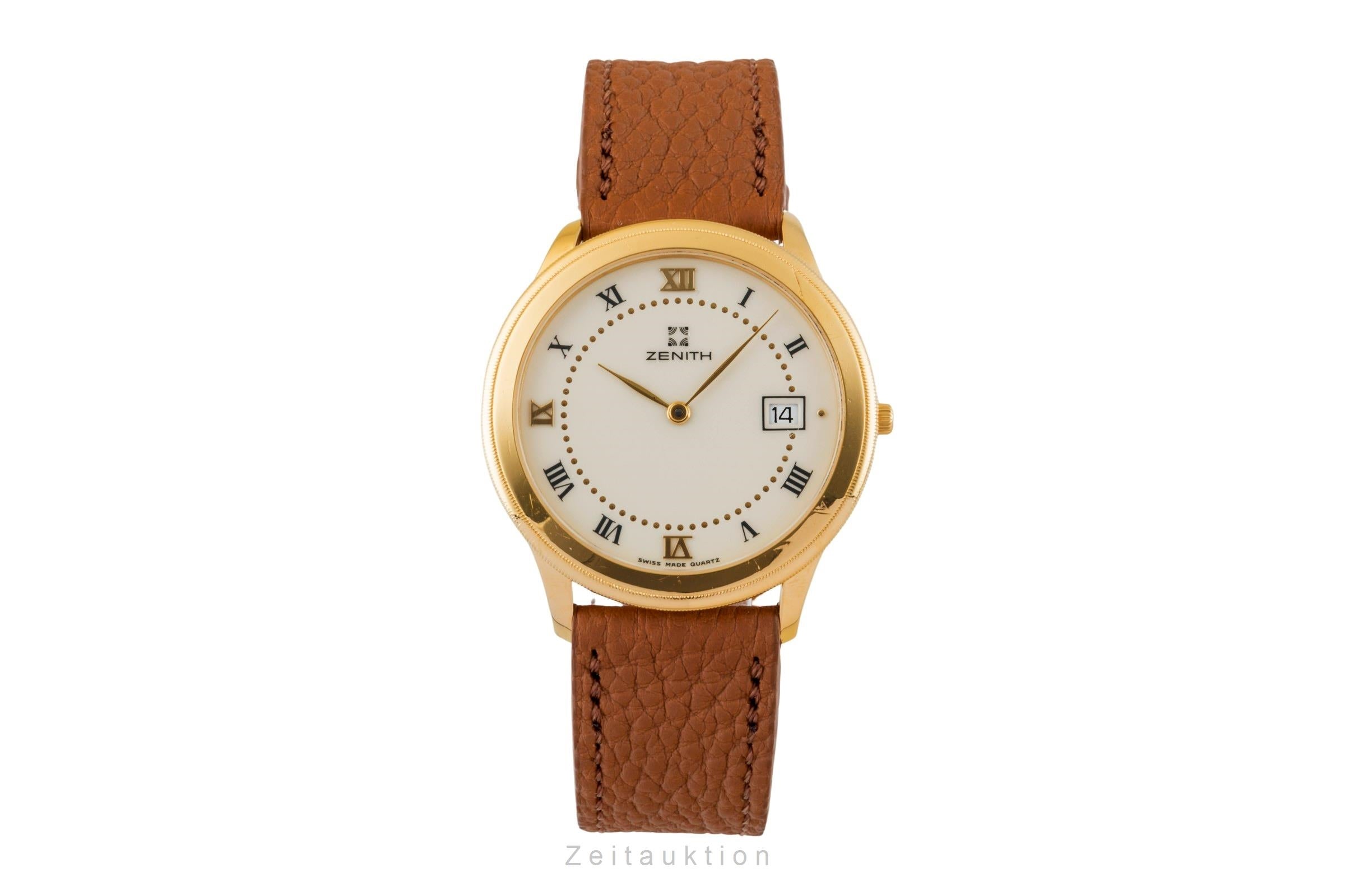 Zenith Classic vergoldet Quarz Herrenuhr Ref. 27.0100.385  [2600063]