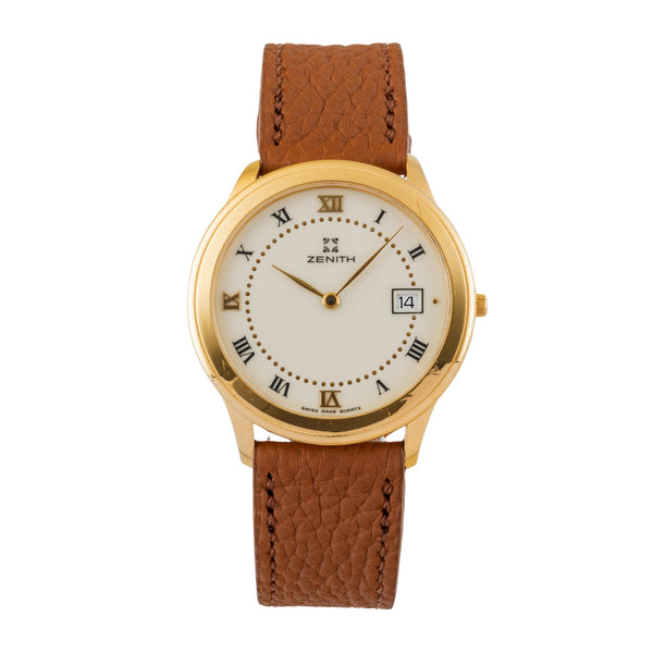 Zenith Classic vergoldet Quarz Herrenuhr Ref. 27.0100.385  [2600063]