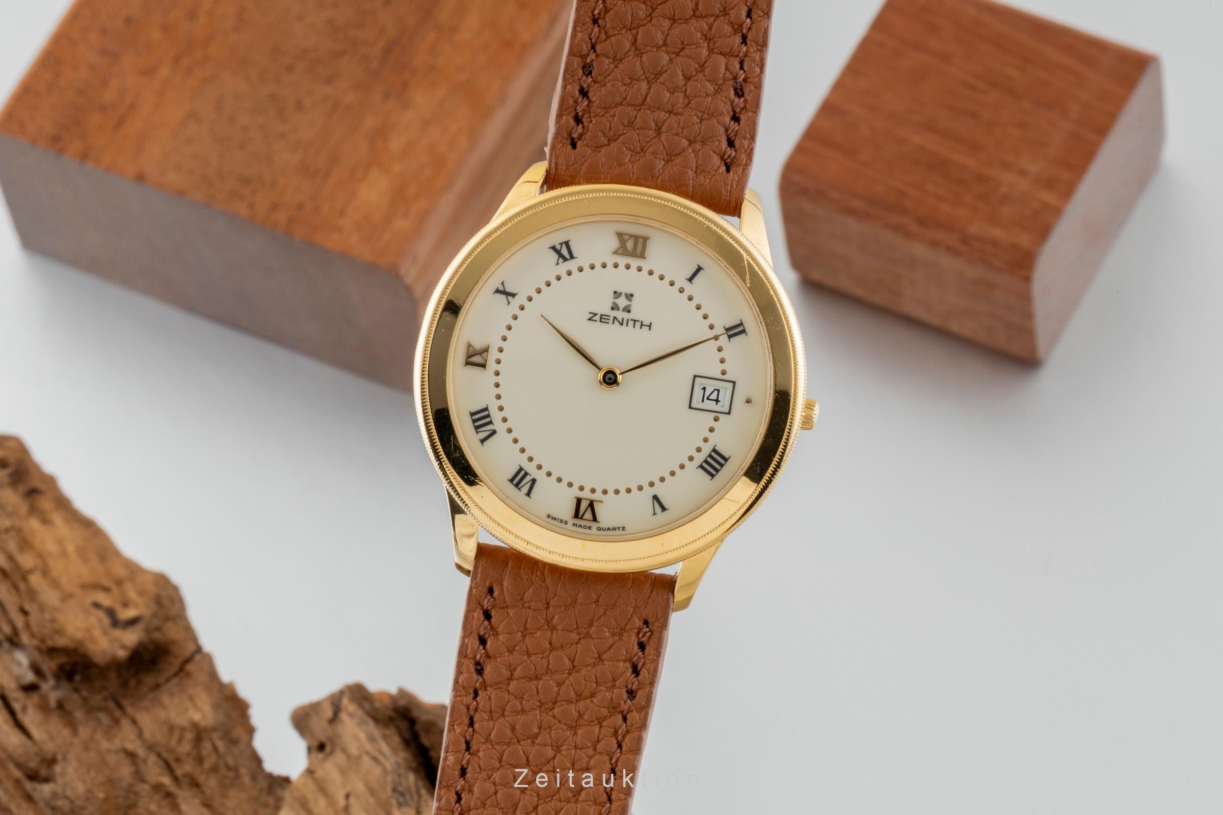 Zenith Classic vergoldet Quarz Herrenuhr Ref. 27.0100.385  [2600063]