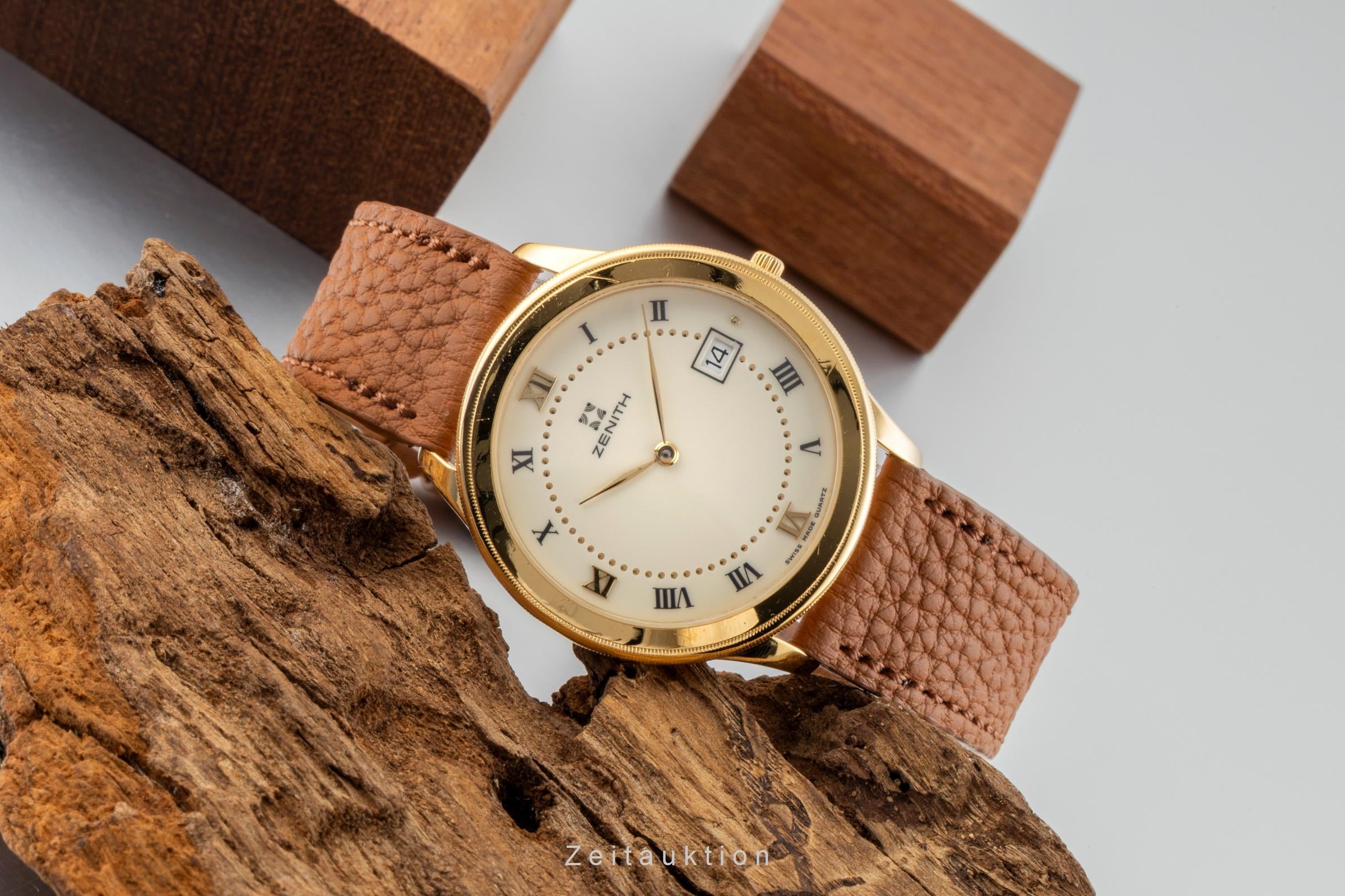 Zenith Classic vergoldet Quarz Herrenuhr Ref. 27.0100.385  [2600063]