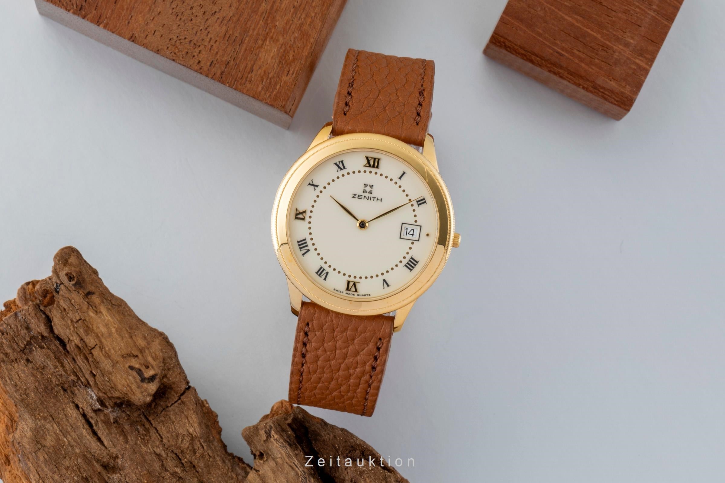 Zenith Classic vergoldet Quarz Herrenuhr Ref. 27.0100.385  [2600063]