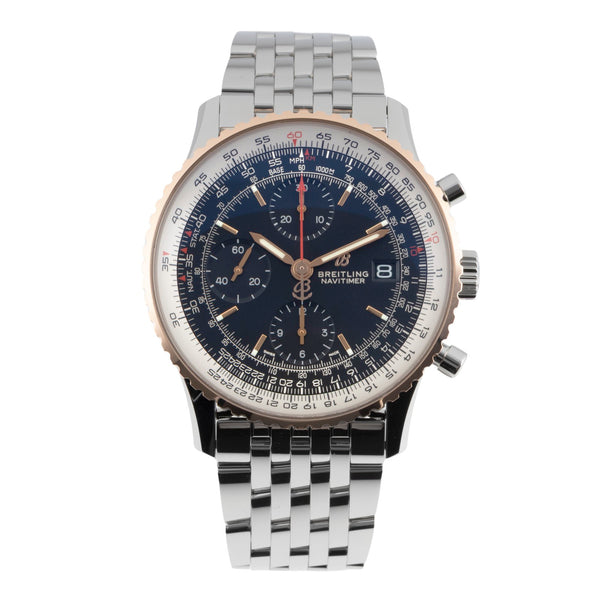 Breitling Navitimer chronograph steel / gold automatic men's watch U13324211B1A1  [2600065]