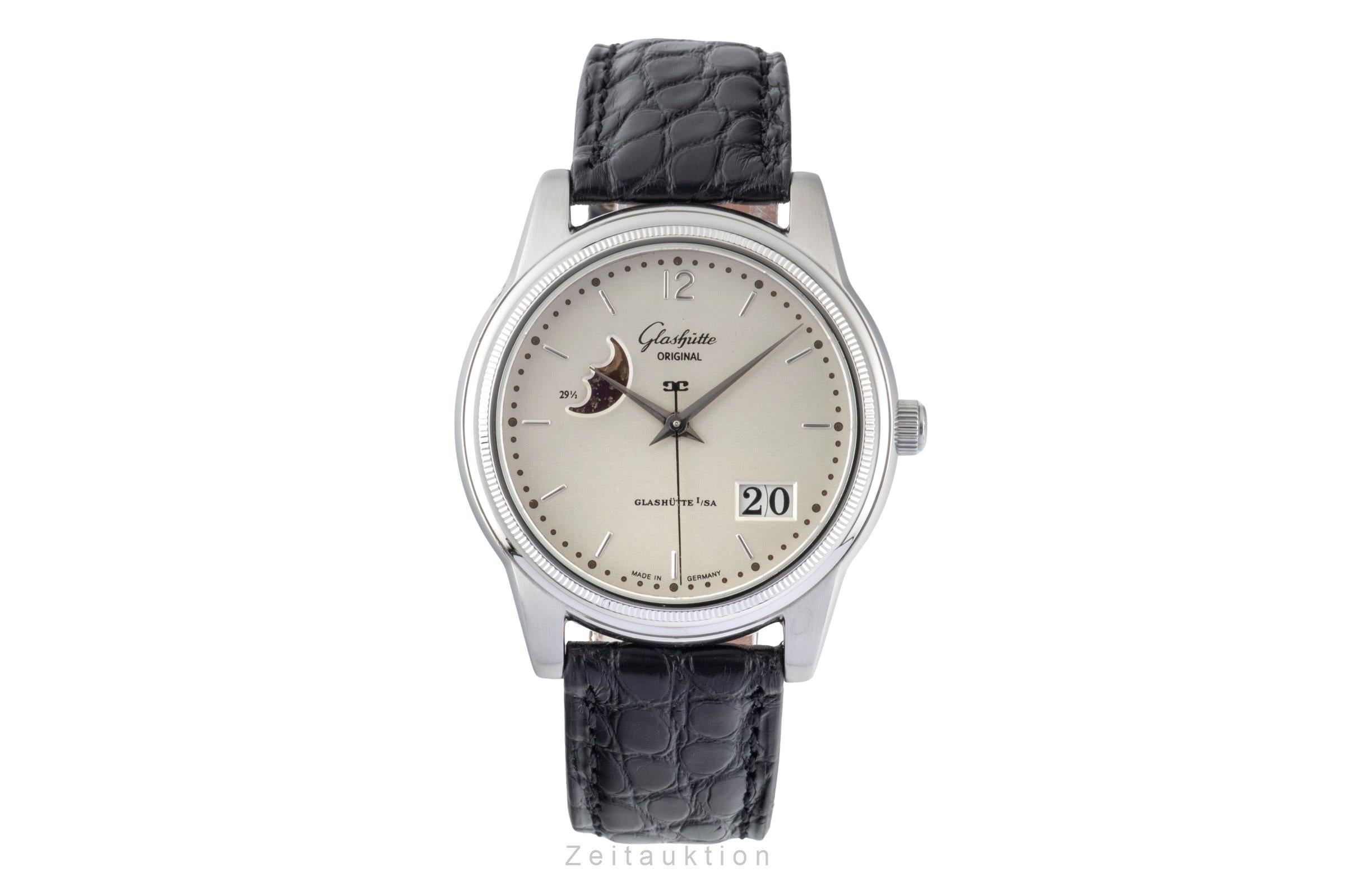 Glashütte Senator acero automático reloj para caballeros 39-41-02-02-04  [2600068]