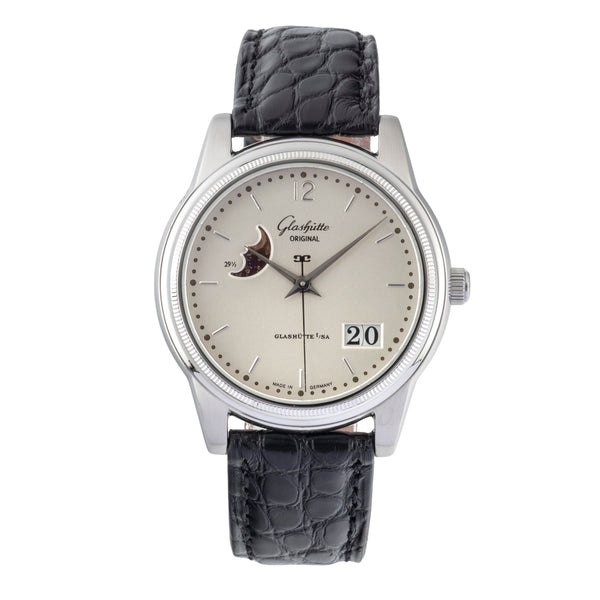 Glashütte Senator acero automático reloj para caballeros 39-41-02-02-04  [2600068]