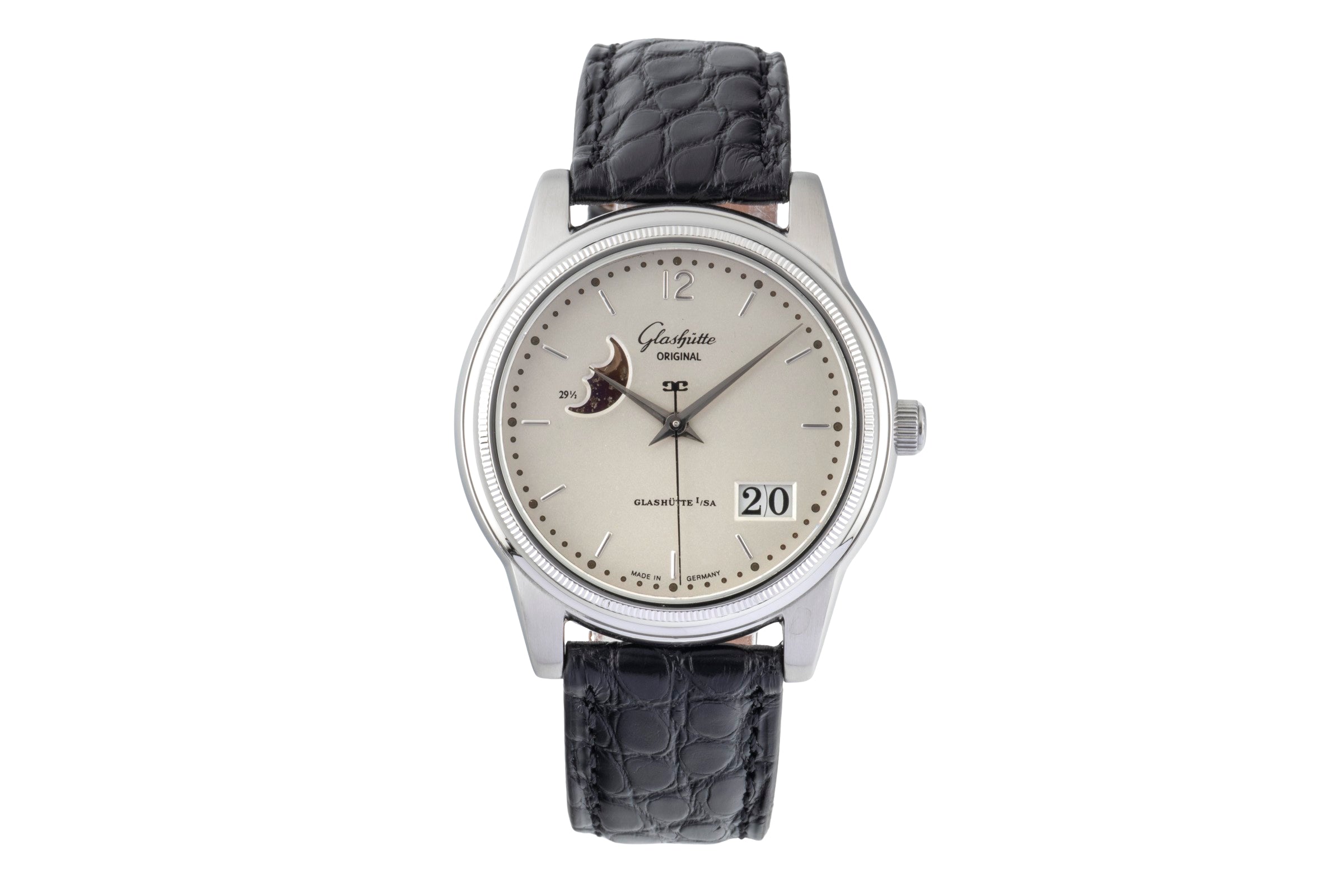 Glashütte Original Senator Panoramadatum Mondphase 39-41-02-02-04 B&P 1999 [2600068]