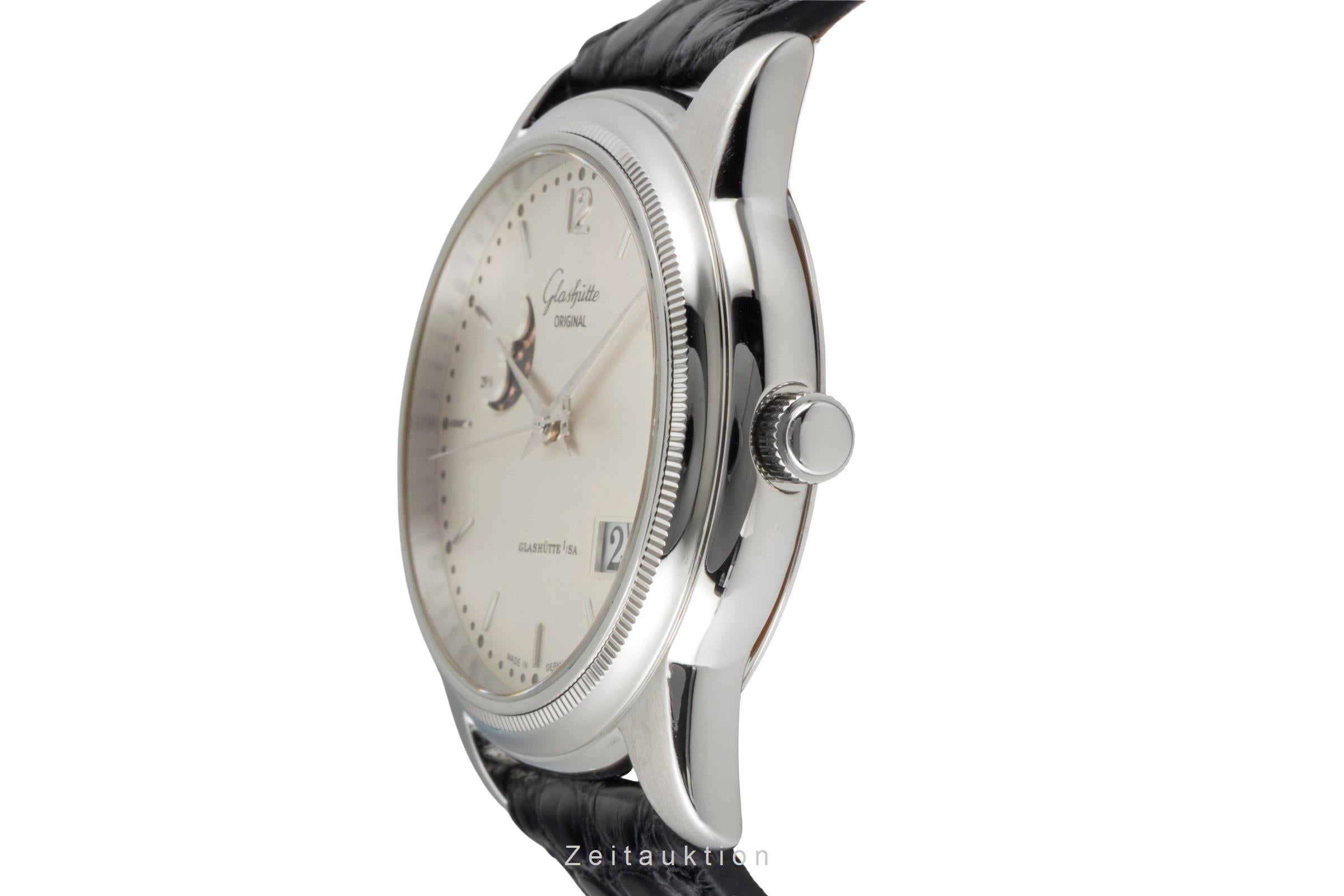 Glashütte Senator acero automático reloj para caballeros 39-41-02-02-04  [2600068]