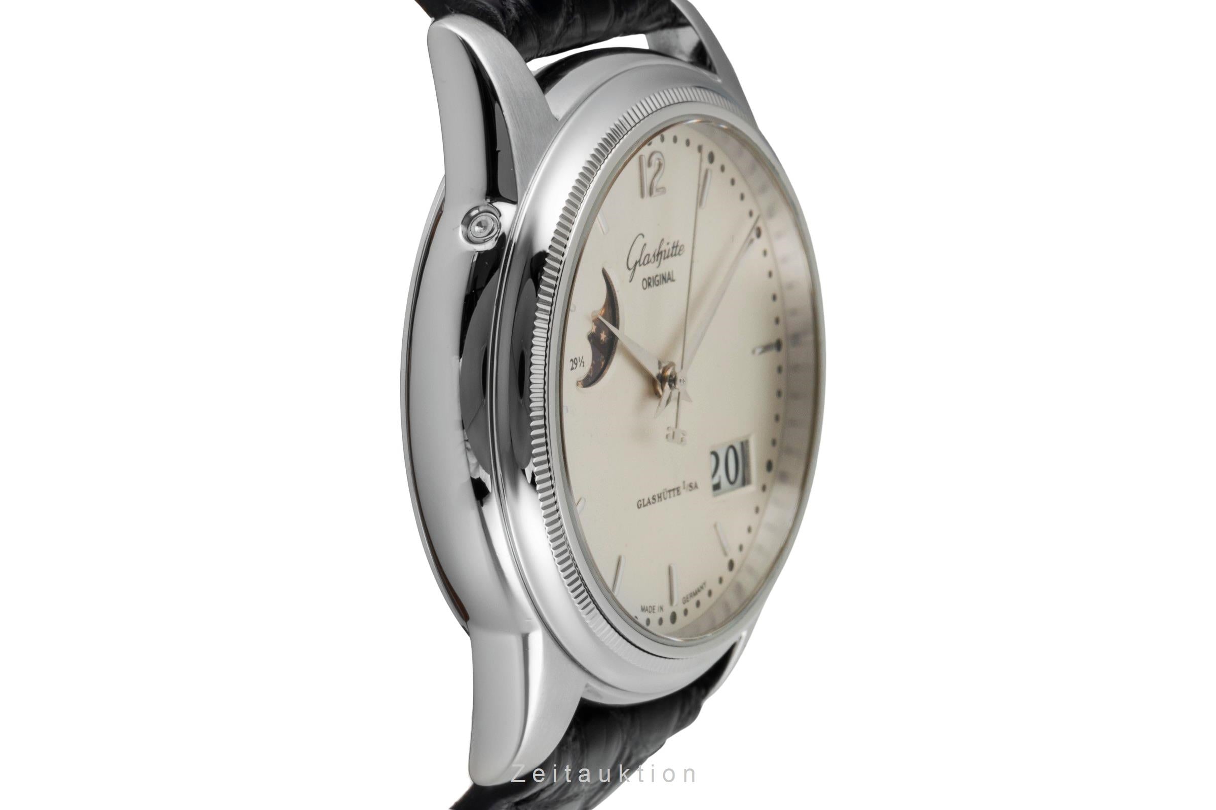 Glashütte Senator acero automático reloj para caballeros 39-41-02-02-04  [2600068]