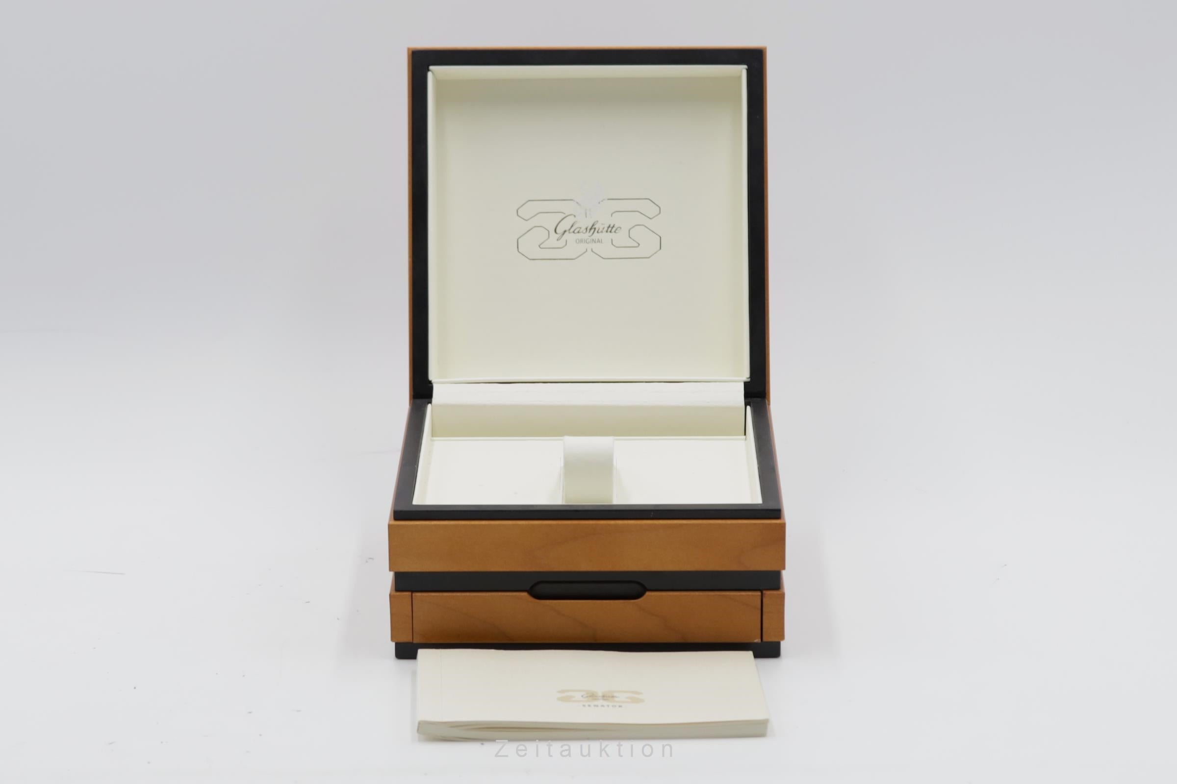 Glashütte Senator acero automático reloj para caballeros 39-41-02-02-04  [2600068]