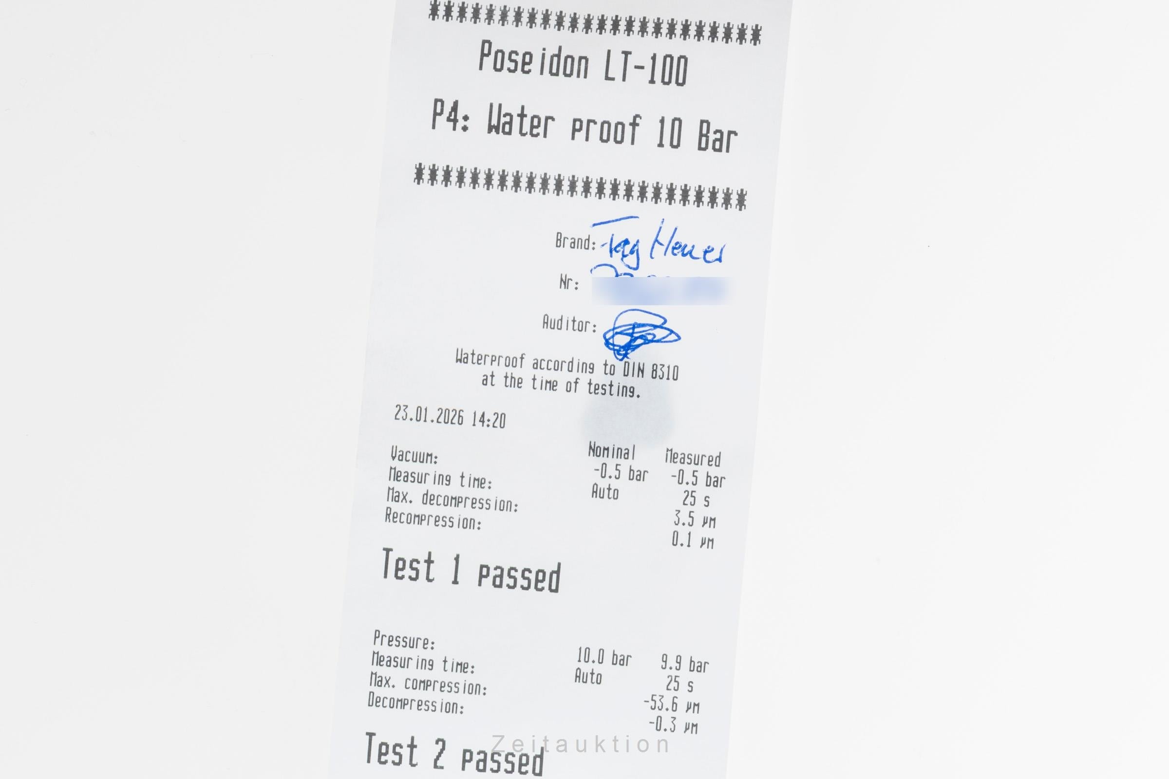 Tag Heuer Professional acciaio quarzo orologio da uomo WK1110BA0317  [2600071]