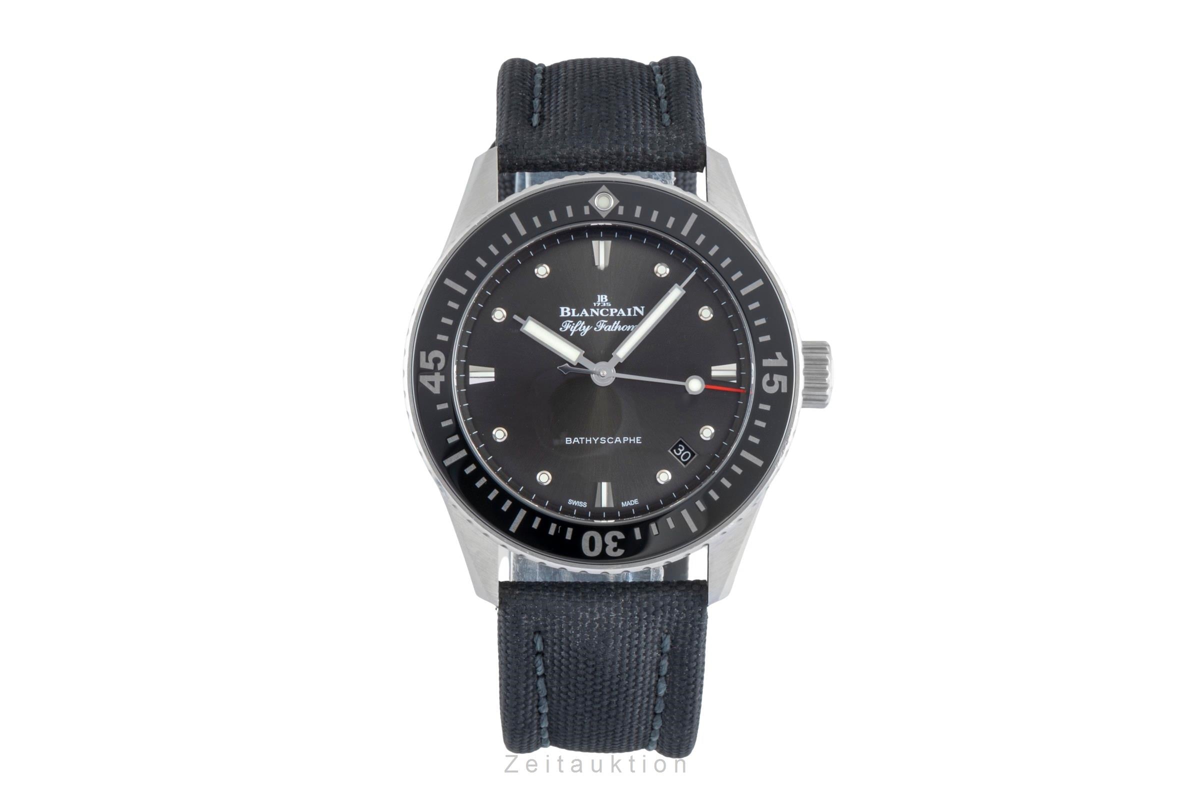 Blancpain Fifty Fathoms steel automatic men's watch 5100B 1110 B52A LP: 11000EUR  [2600072]