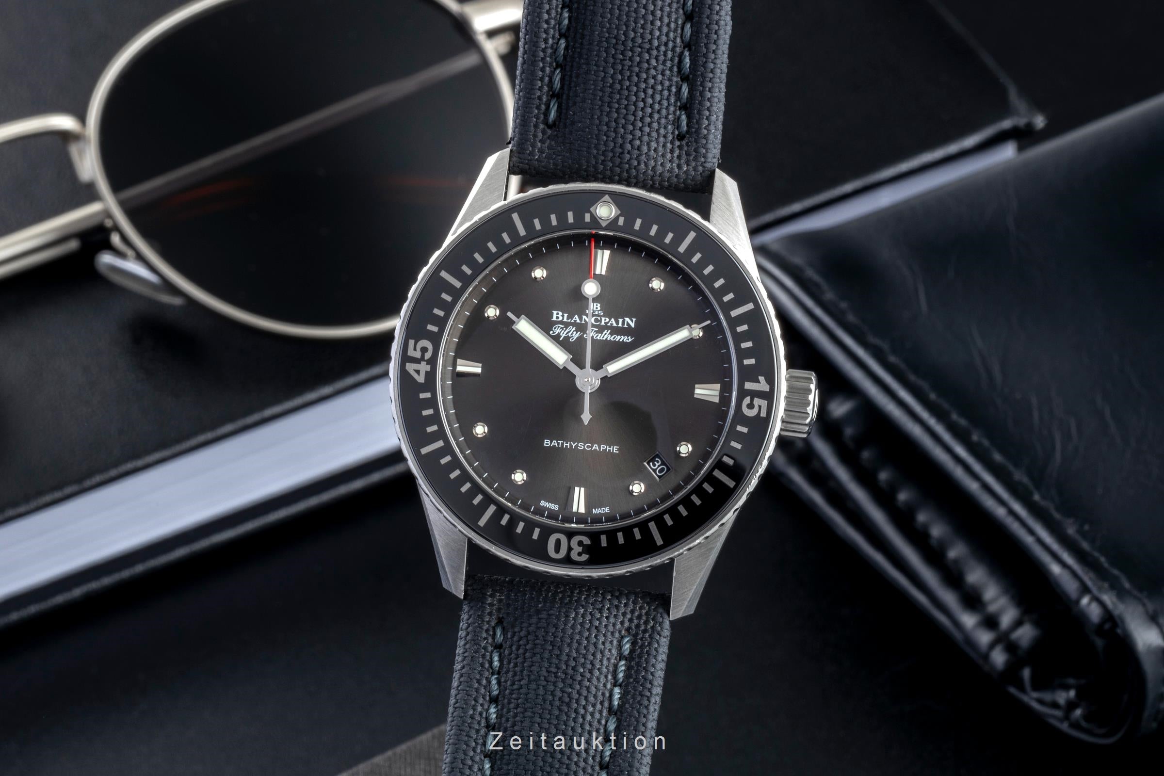 Blancpain Fifty Fathoms steel automatic Kal. 1150 Ref. 5100B 1110