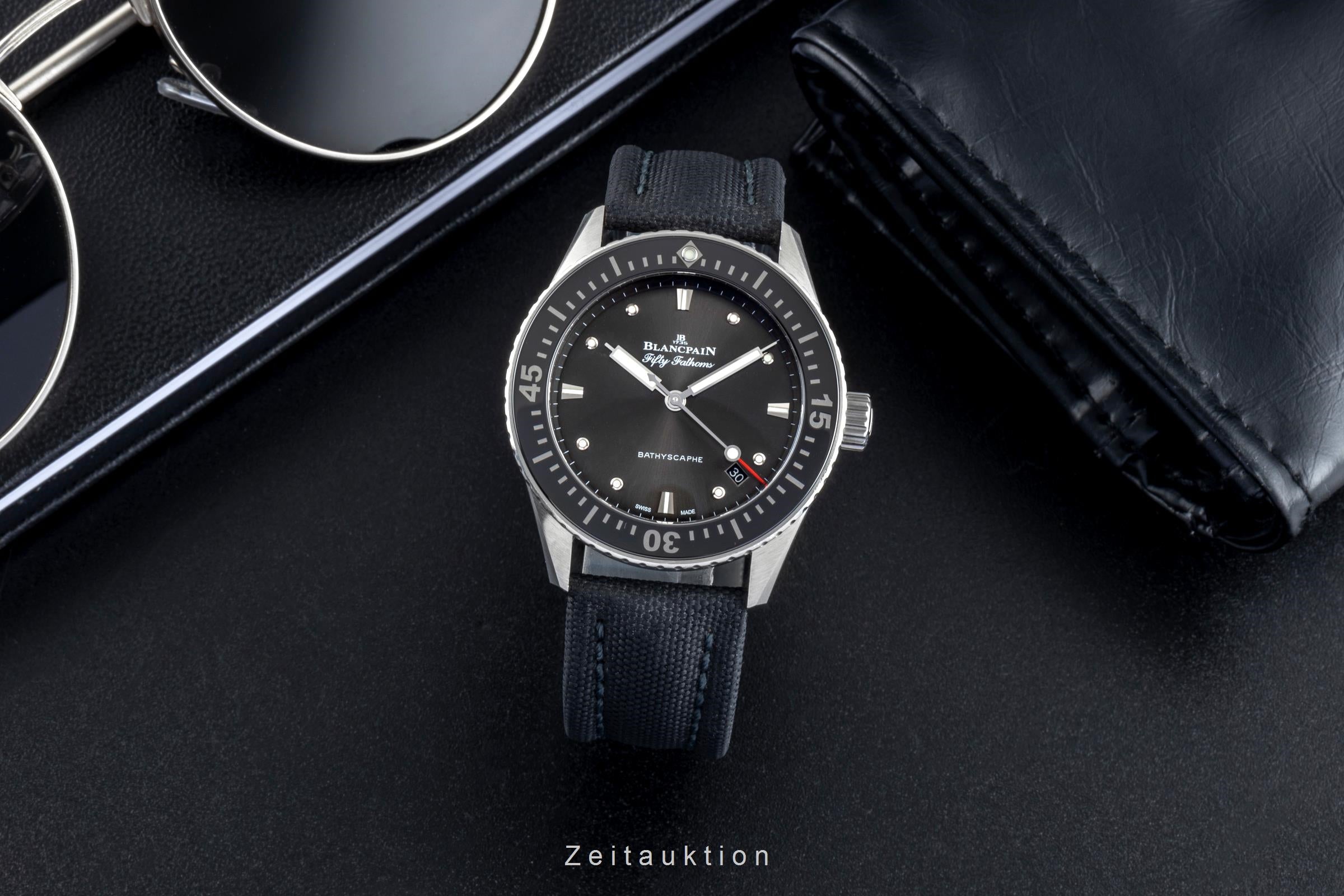 Blancpain Fifty Fathoms steel automatic men's watch 5100B 1110 B52A LP: 11000EUR  [2600072]