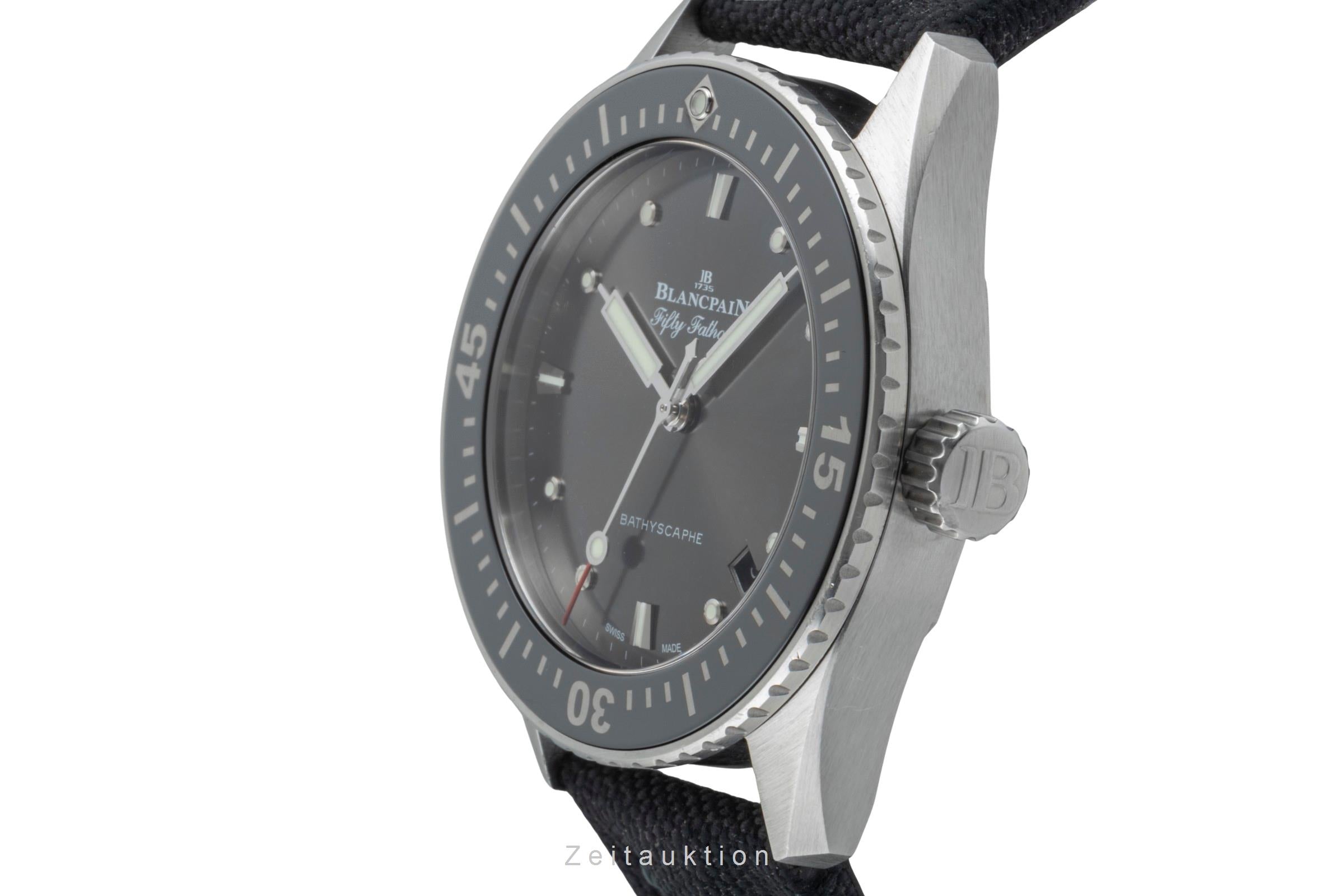 Blancpain Fifty Fathoms steel automatic men's watch 5100B 1110 B52A LP: 11000EUR  [2600072]