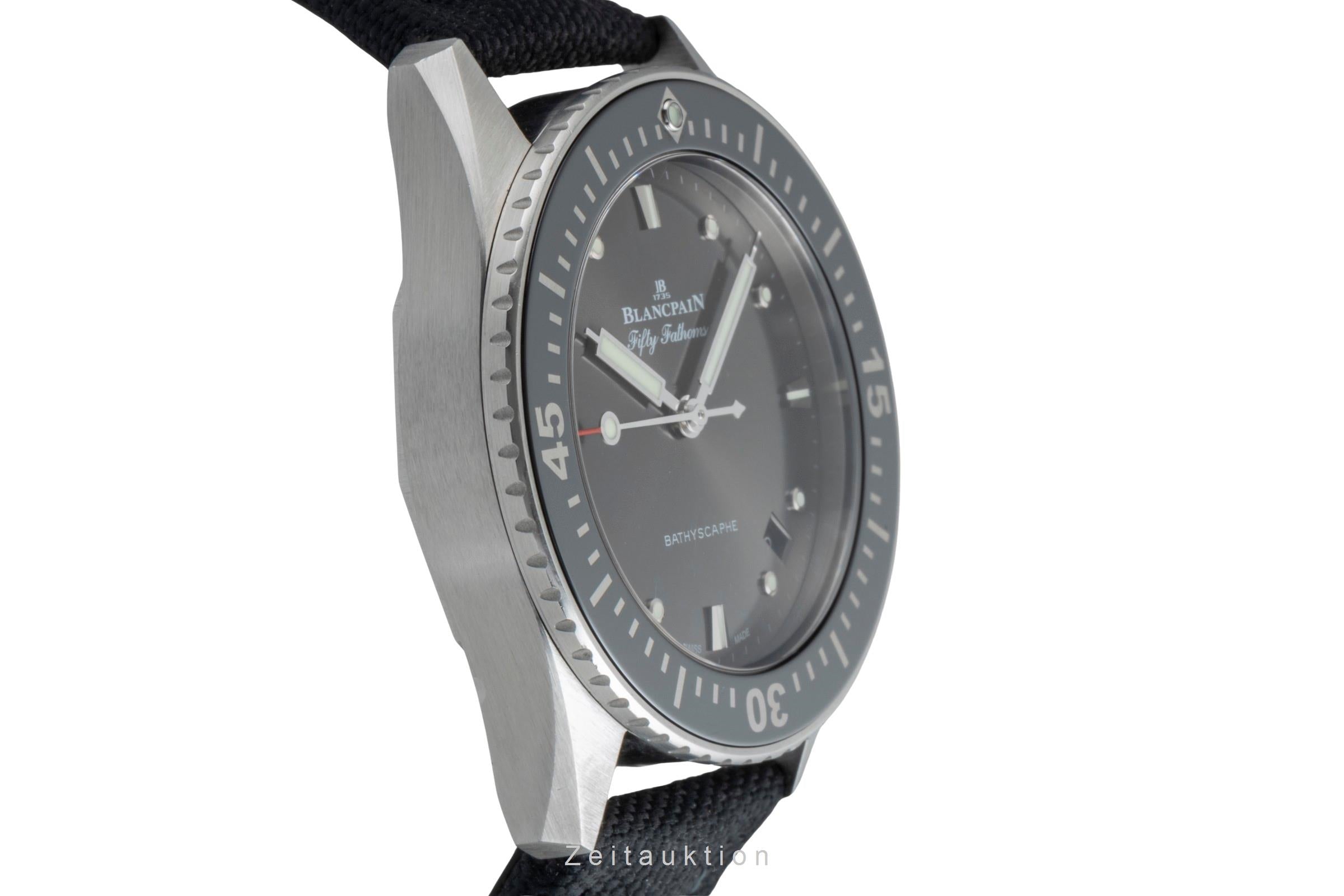 Blancpain Fifty Fathoms steel automatic men's watch 5100B 1110 B52A LP: 11000EUR  [2600072]