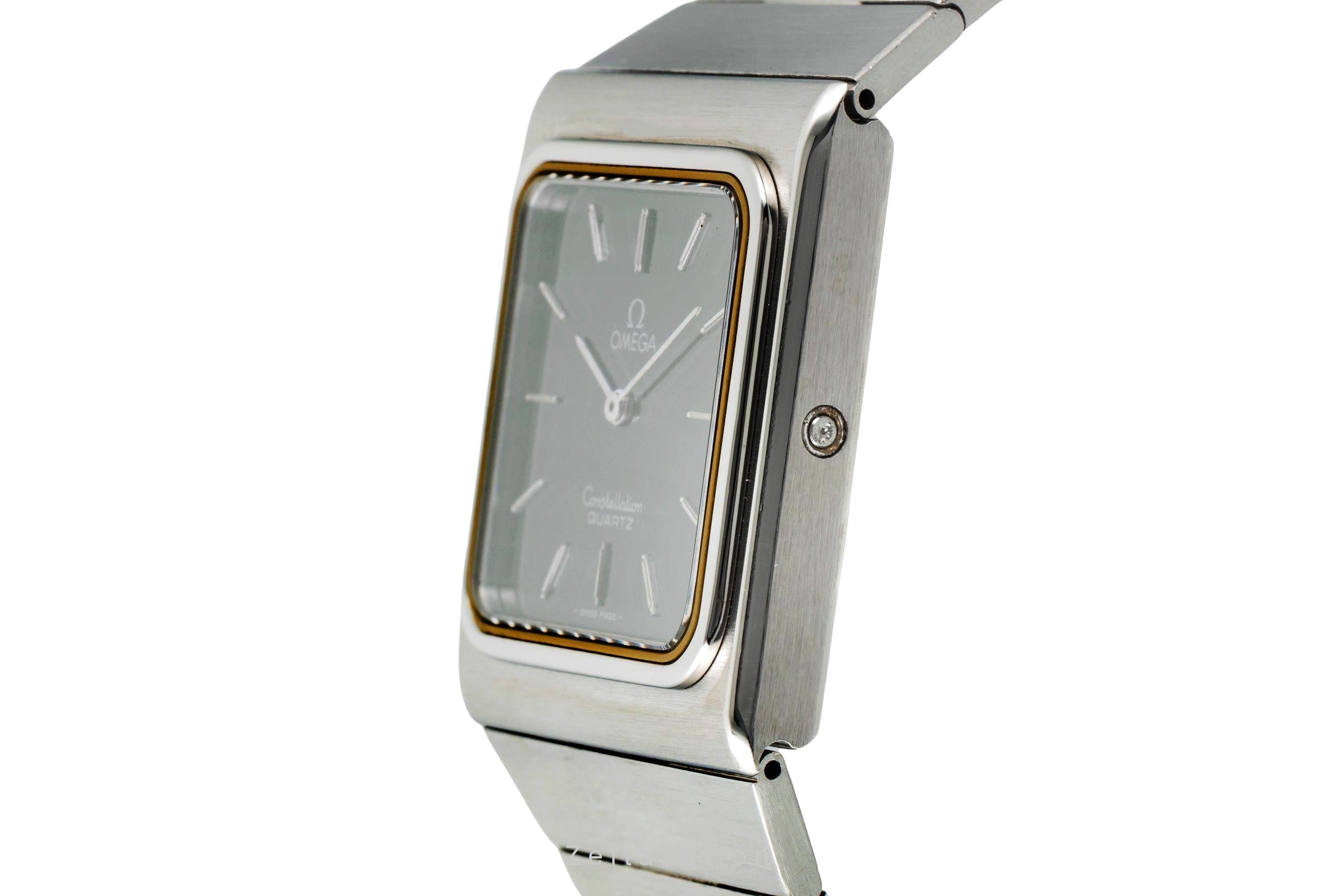 Omega Constellation steel quartz men's watch 395.0800 Vintage  [2600075]