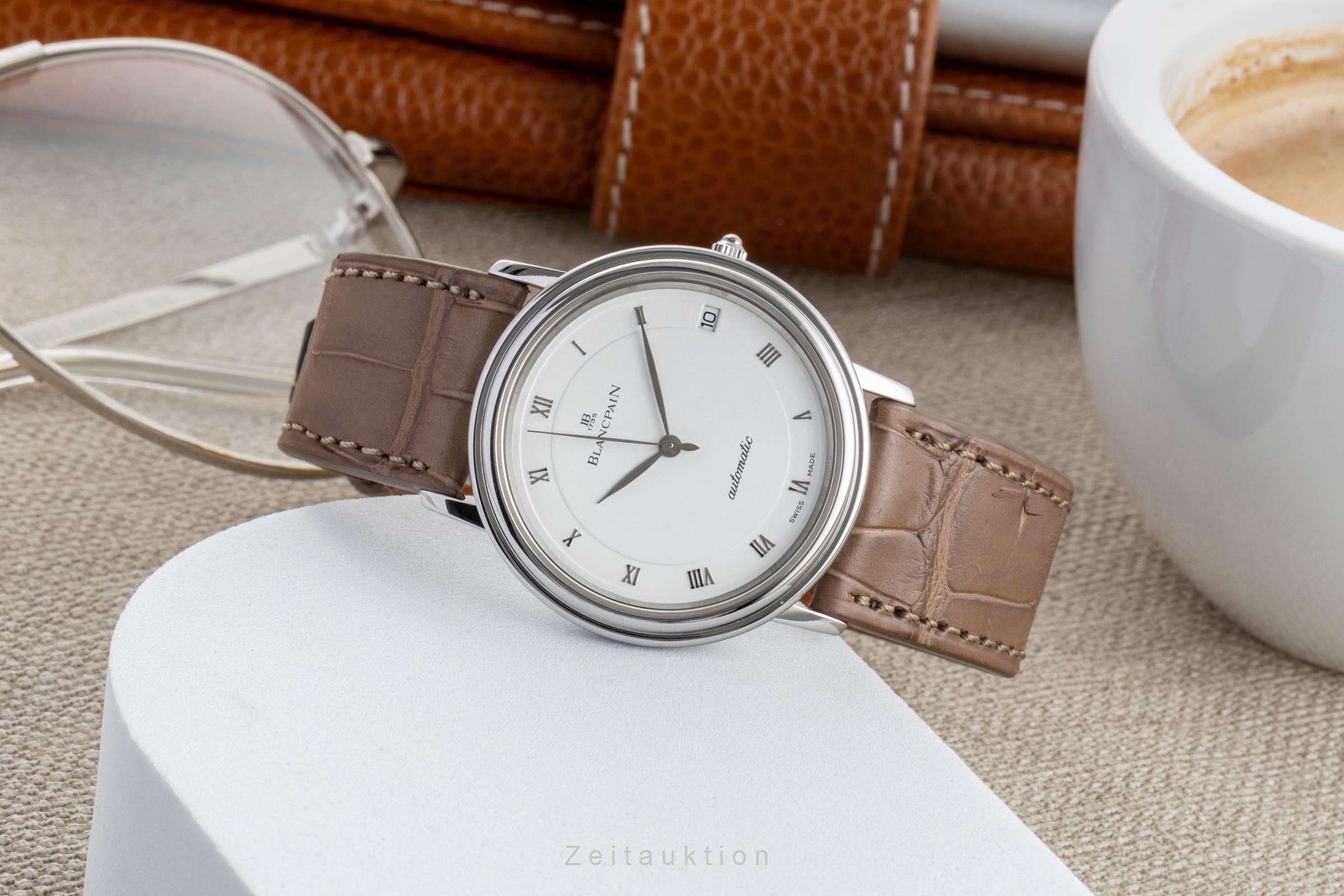 Blancpain Villeret acier automatique montre pour hommes 1195-1127  [2600080]